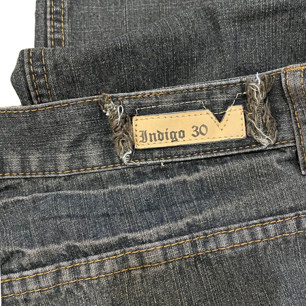 Designer × Hysteric Glamour embroidered straight leg dark wash archive style jeans Size US 40 / EU 56 - 4 Thumbnail