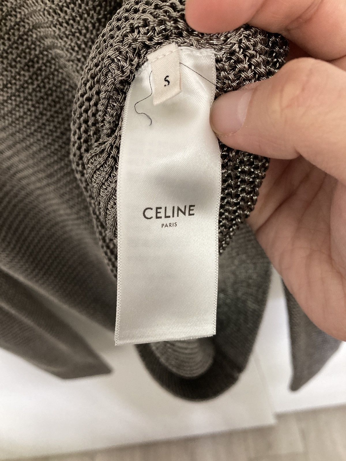 Celine CELINE BY HEDI SLIMANE 21AW/FW METALLIC TURTLENECK SWEATER Size US S / EU 44-46 / 1 - 6 Thumbnail