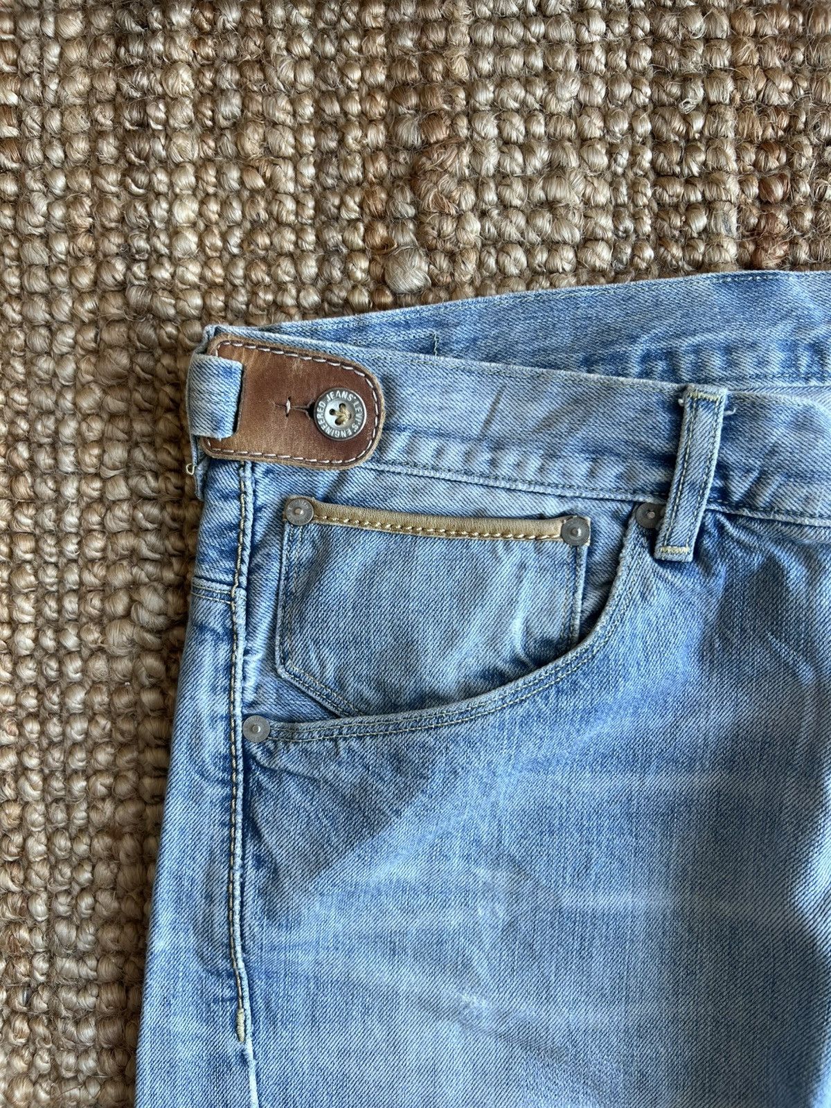 Levi's Levis Engineered Jeans Leather Side Belt W36 Actual 38x34 Size US 36 / EU 52 - 7 Thumbnail