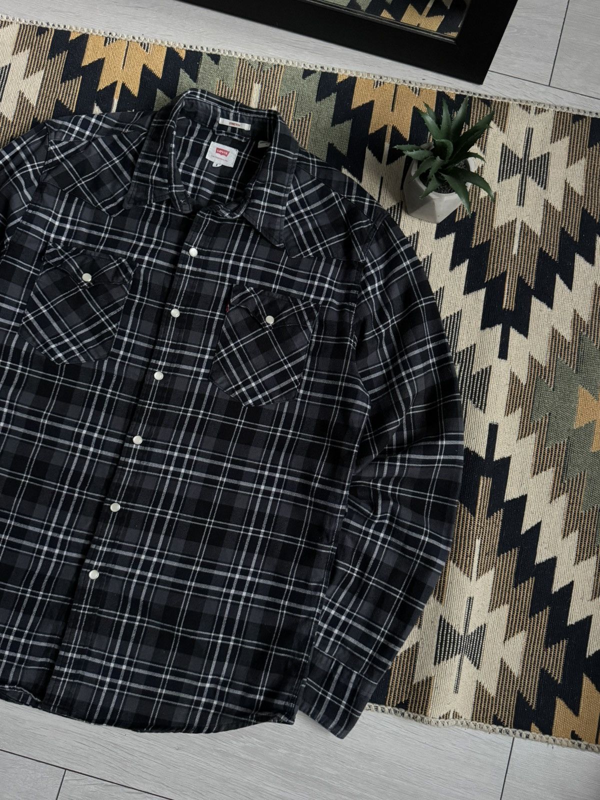 Levi's Vintage Levi’s Flannel Button Up Shirt Size US M / EU 48-50 / 2 - 3 Thumbnail