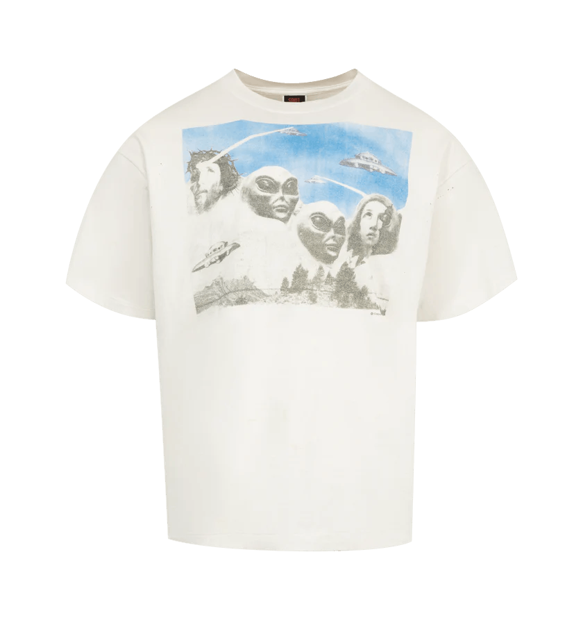 Saint Michael o1h1sh11225 Kiki Tee in White Size US XL / EU 56 / 4 - 1 Thumbnail