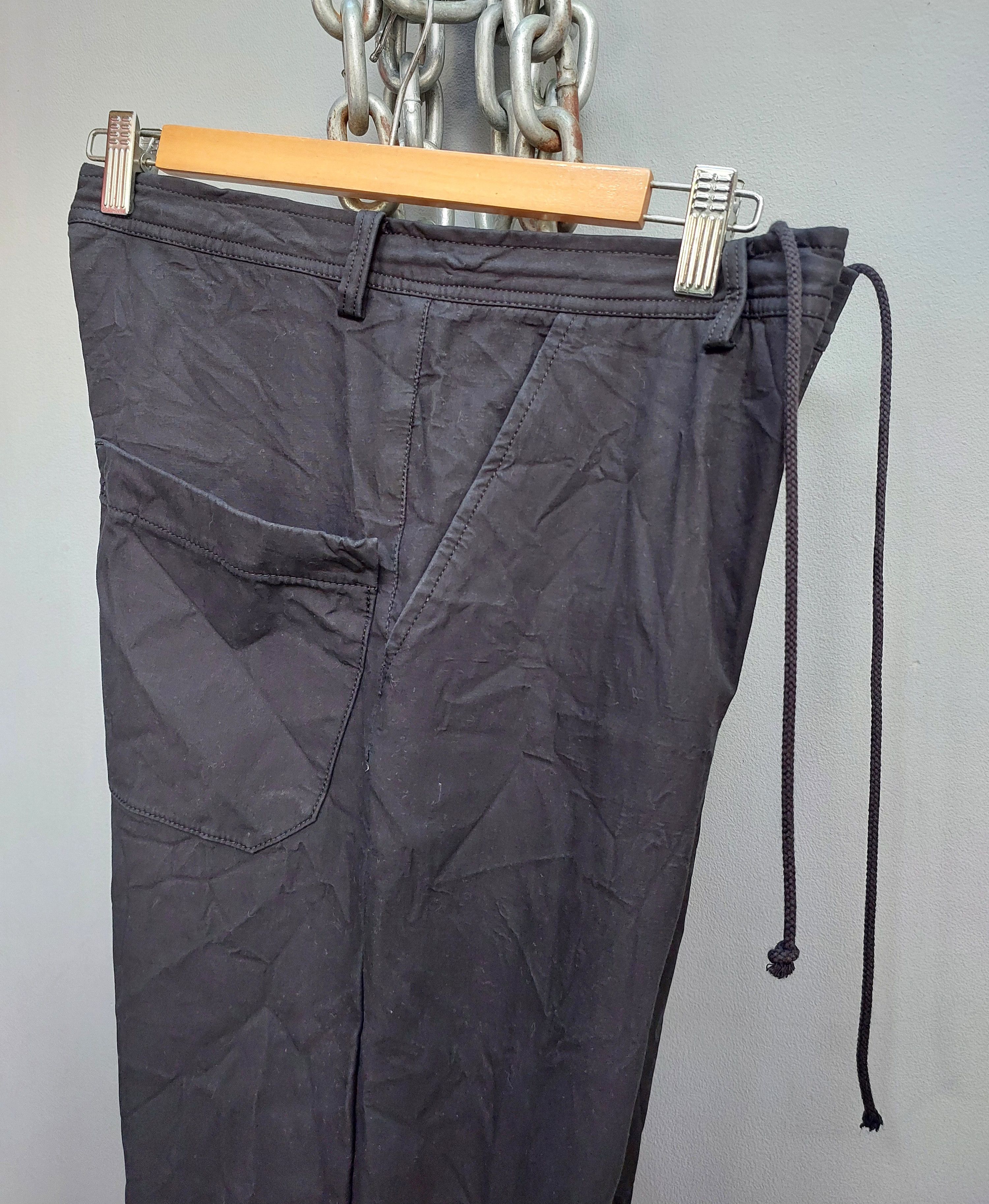 Y's × Y's for Men × Yohji Yamamoto Y's x Yohji Yamamoto Black Utility Tapered Pants Size US 33 - 4 Thumbnail