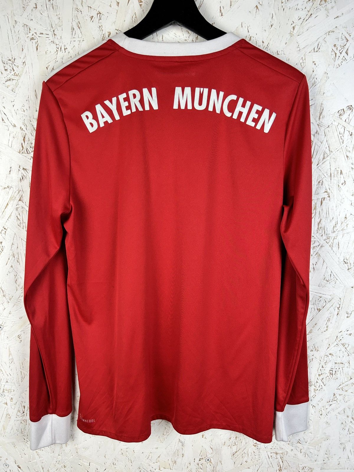 Adidas Adidas Bayen Munchen 2017/18 Home Kit Long Sleeve Jersey ~S Size US S / EU 44-46 / 1 - 6 Thumbnail