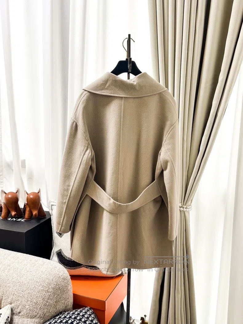 Hermes Hermes Oatmeal Color Cashmere Coat Jacket Size XS / US 0-2 / IT 36-38 - 4 Thumbnail