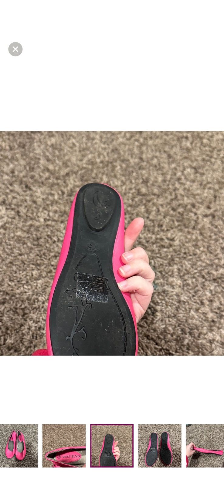 Other Pink flats Size US 7.5 / IT 37.5 - 3 Thumbnail