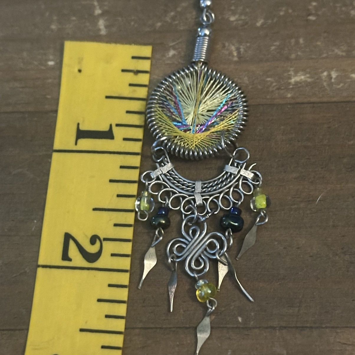 Other Silver tone dreamcatcher dangle earrings Size ONE SIZE - 4 Thumbnail