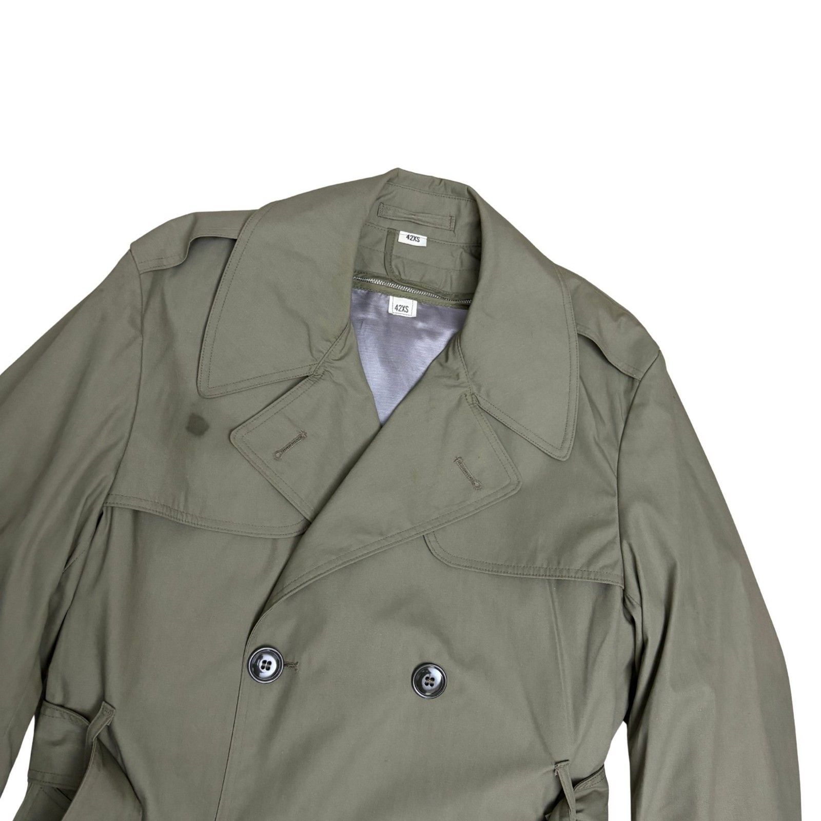 Other US ARMY NAVY MARINES DSCP Trench Coat Garrison Jacket Large Size US L / EU 52-54 / 3 - 8 Thumbnail