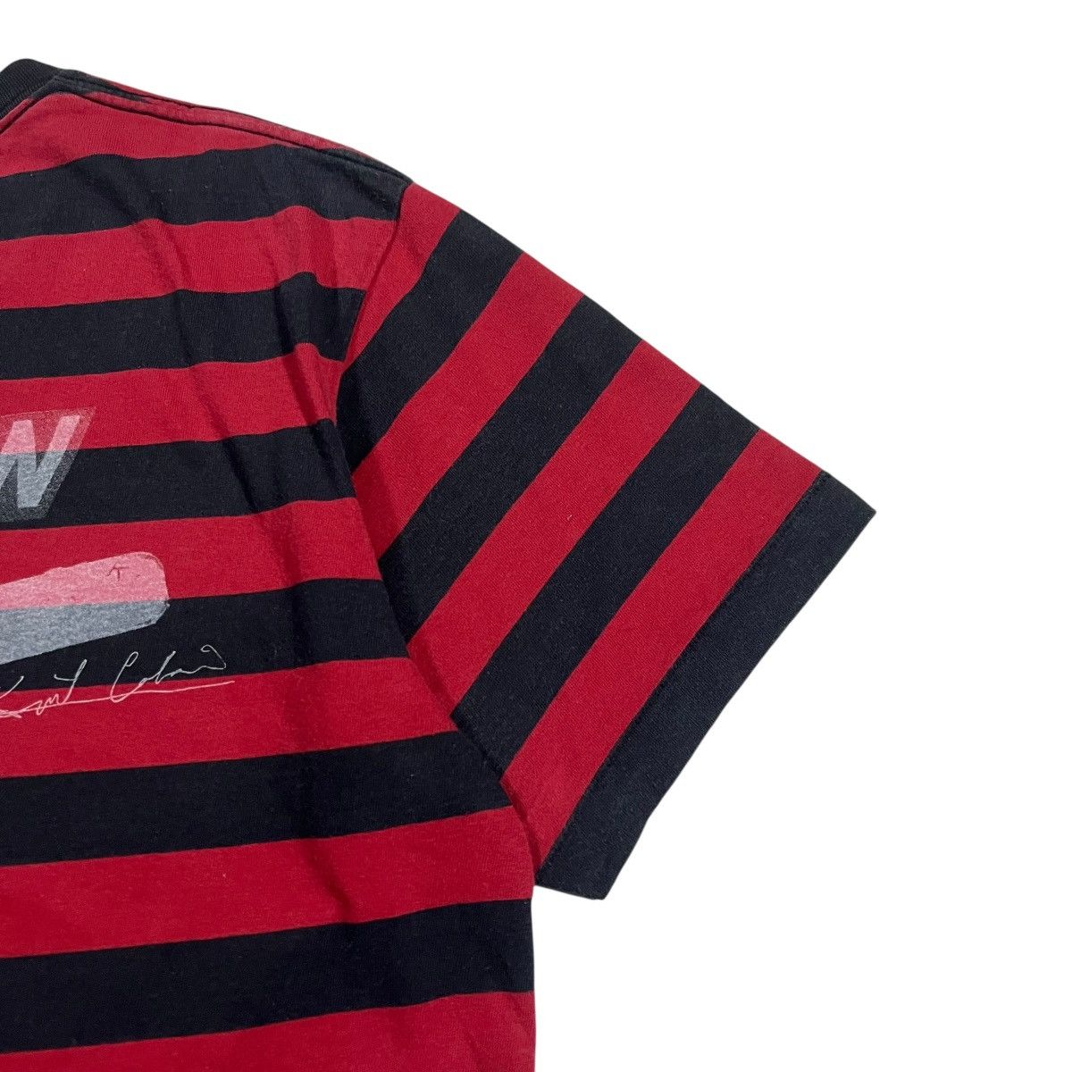 Japanese Brand Kurt Cobain Stripe Tee Size US XL / EU 56 / 4 - 3 Thumbnail
