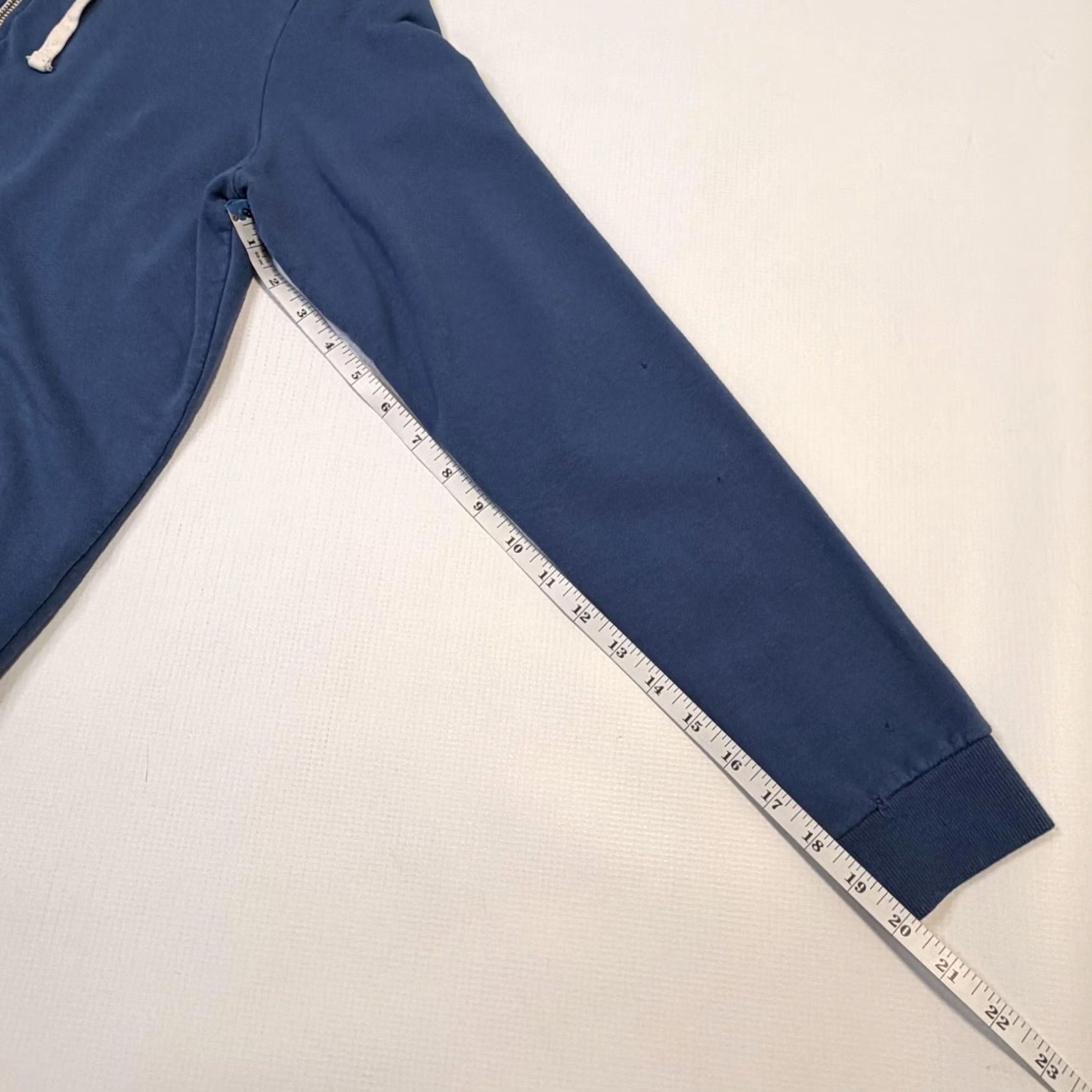 Marine Layer Marine Layer Hoodie Mens Medium Blue Full Zip Fleece Sweatshirt USA Made Logo Size US M / EU 48-50 / 2 - 6 Thumbnail