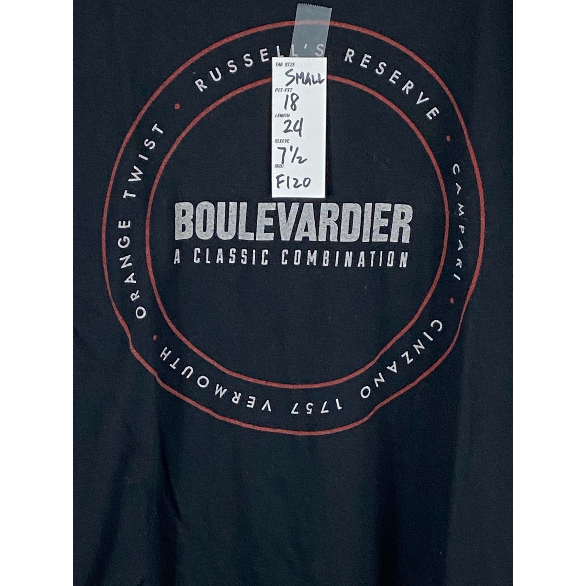 Other Russell's Reserve Boulevardier A Classic Combination Tee Shi Size US S / EU 44-46 / 1 - 4 Thumbnail