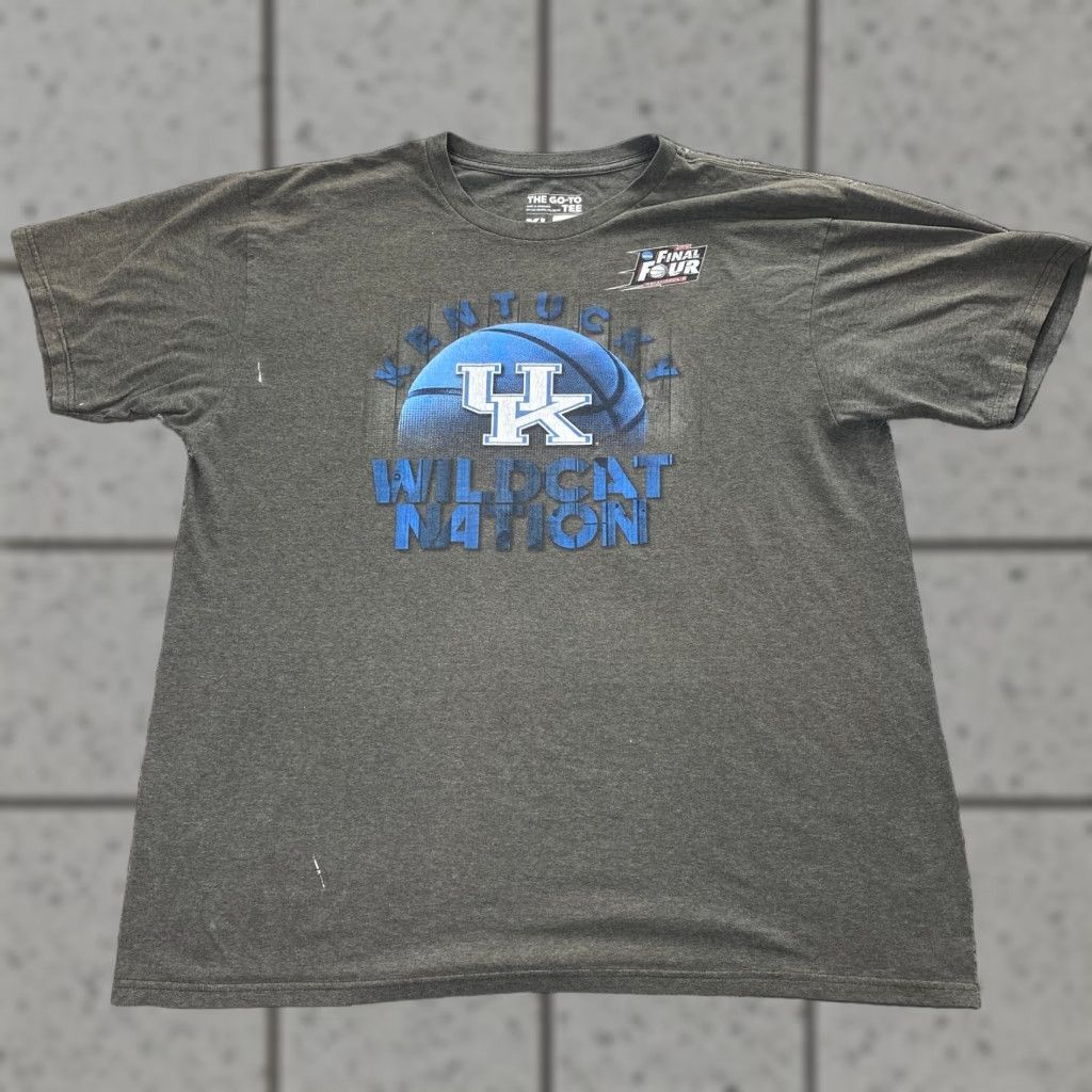 Adidas Kentucky Wildcats Shirt Adidas Mens XL Gray Final Four NCAA Basketball College UK KY Size US XL / EU 56 / 4 - 1 Thumbnail