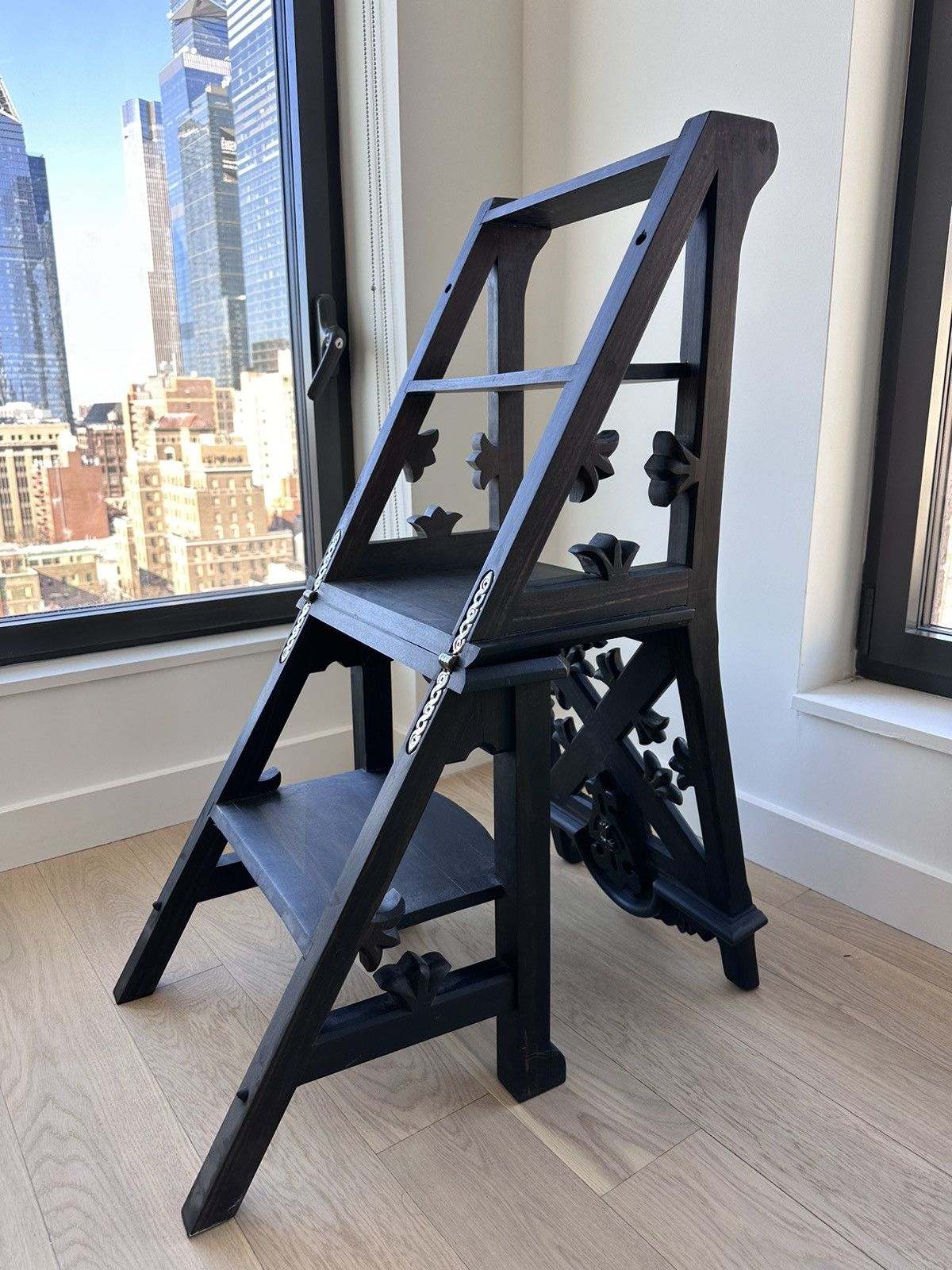 Chrome Hearts CHROME HEARTS EBONY WOOD LADDER CROSS CHAIR 4Gseller Size ONE SIZE - 9 Thumbnail