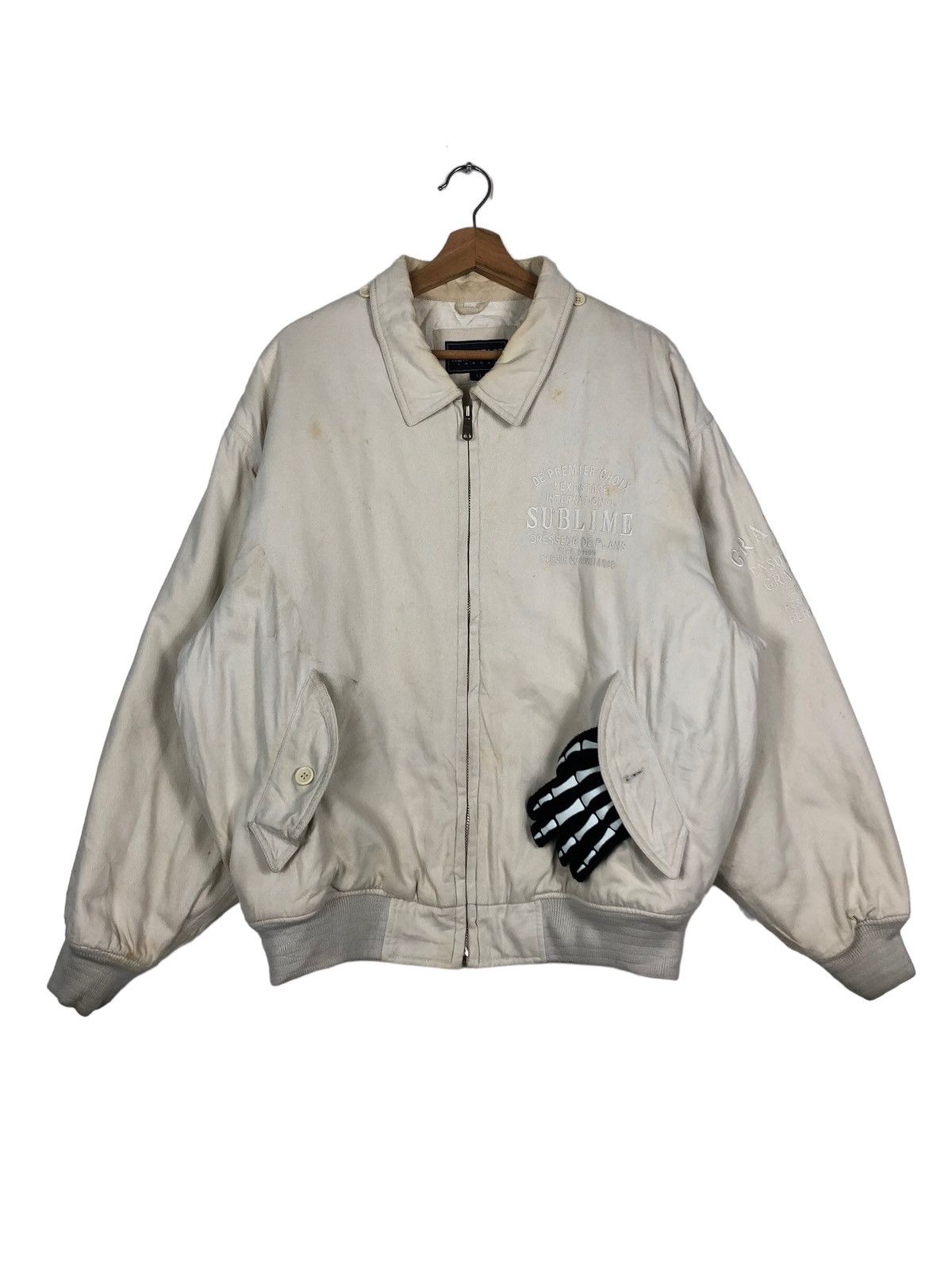 Hysteric Glamour 🔥Rare 90’e Vintage Bomber Jacket Next Stage Big Logo Size US L / EU 52-54 / 3 - 1 Thumbnail