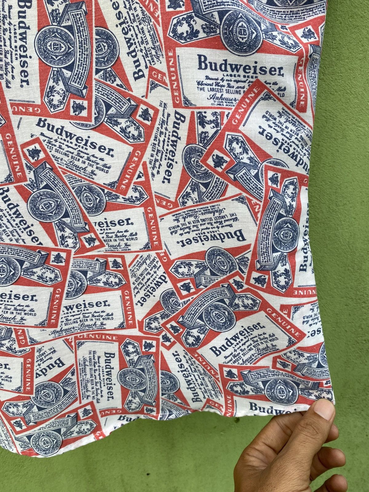Budweiser Budweiser All Over Print AOP Vintage Short Sleeve Shirt Size US M / EU 48-50 / 2 - 14 Thumbnail
