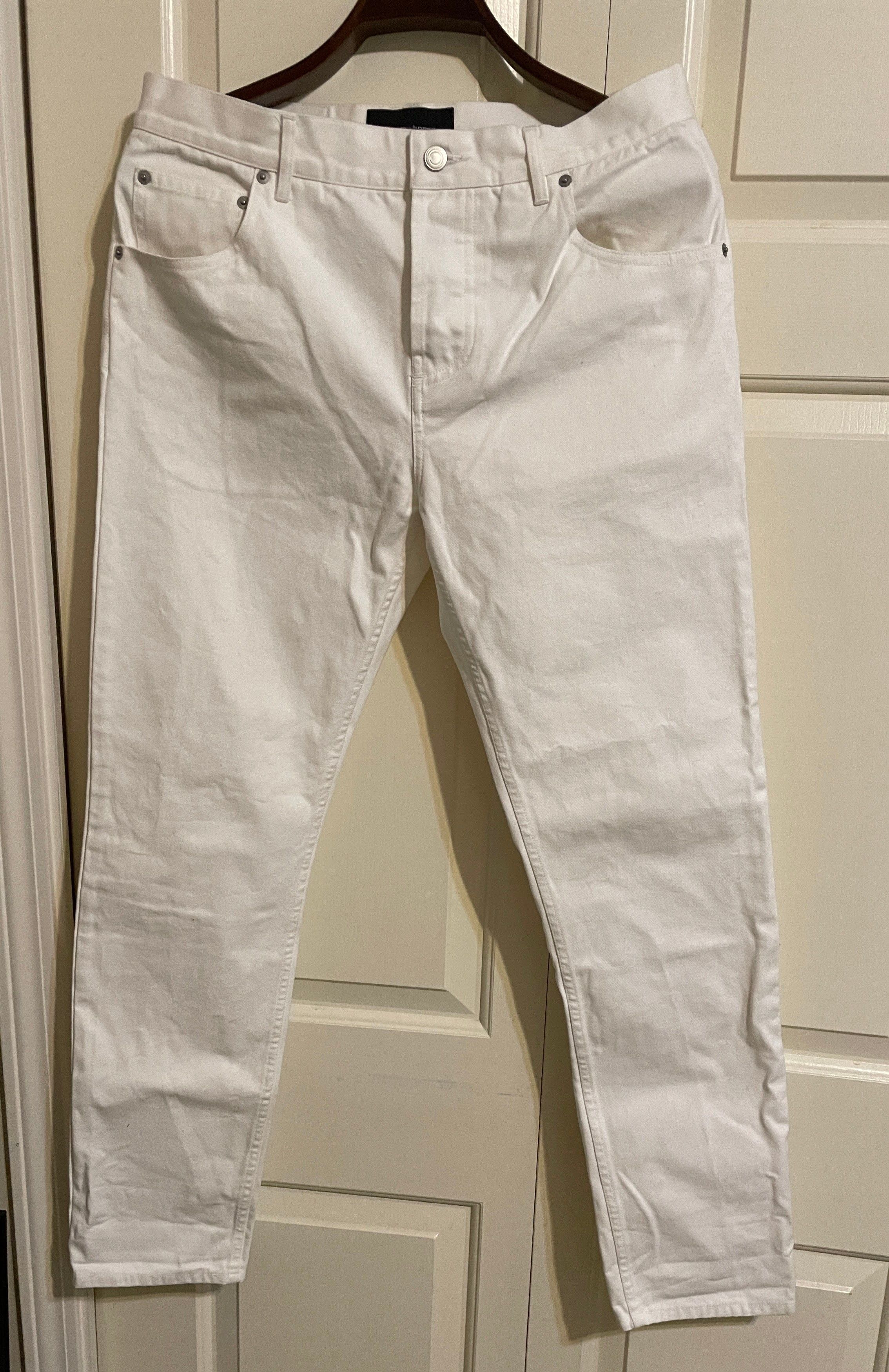 image of Wings Horns $350 Wings + Horns White Denim Jeans - 32, Men's