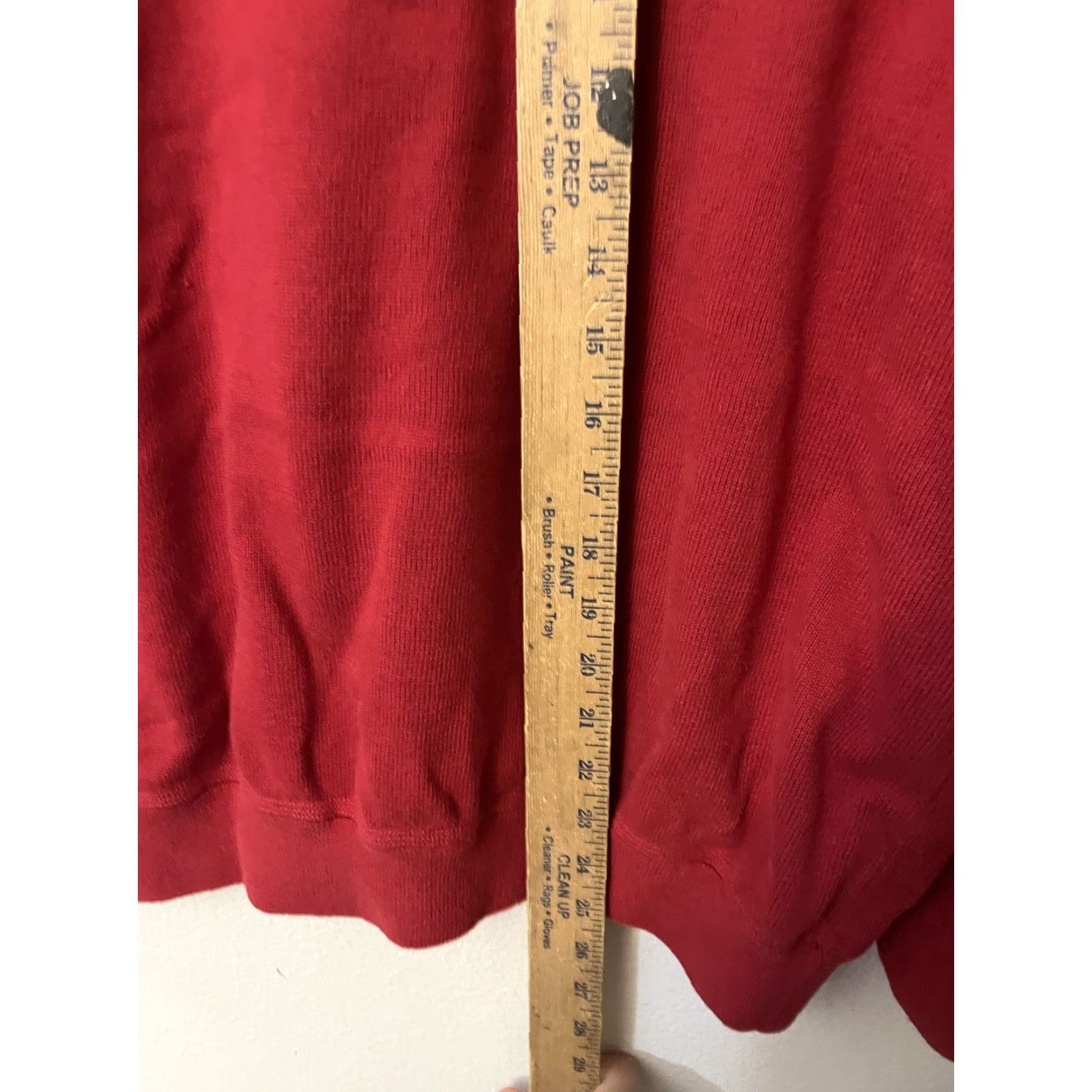 Talbots VINTAGE Talbots Sweatshirt Men’s Crew Neck Size L Red Cotton Knit Pullover Long Sleeve 80s 90s Preppy Size US L / EU 52-54 / 3 - 4 Thumbnail