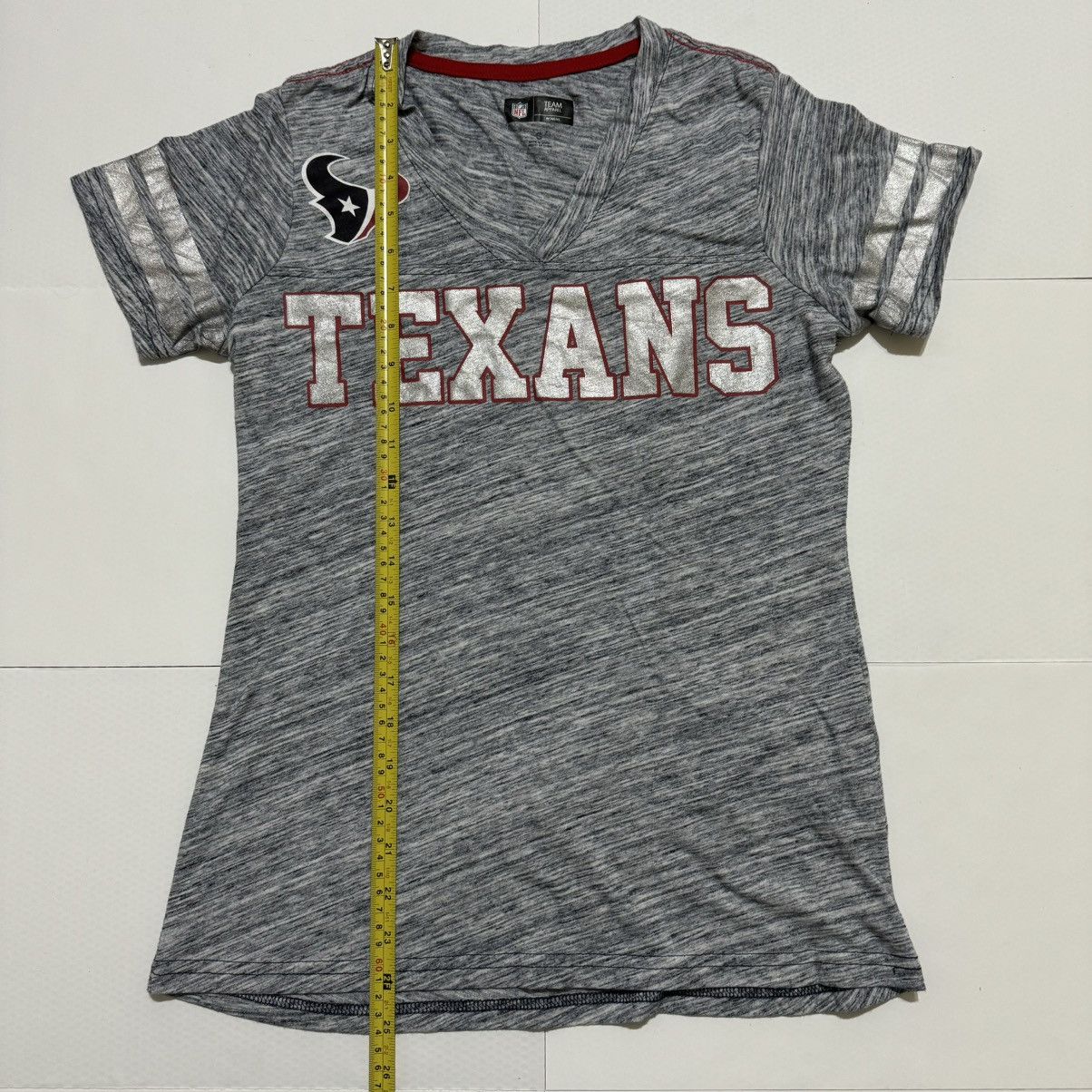NFL NFL Team Apparel Houston Texans Football Tee Shirt Size S / US 4 / IT 40 - 2 Thumbnail