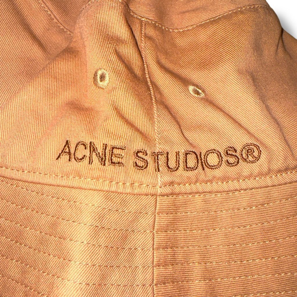 Acne Studios NWT Acne Studios Twill Bucket Hat in Tan Sz S/M Size ONE SIZE - 3 Thumbnail