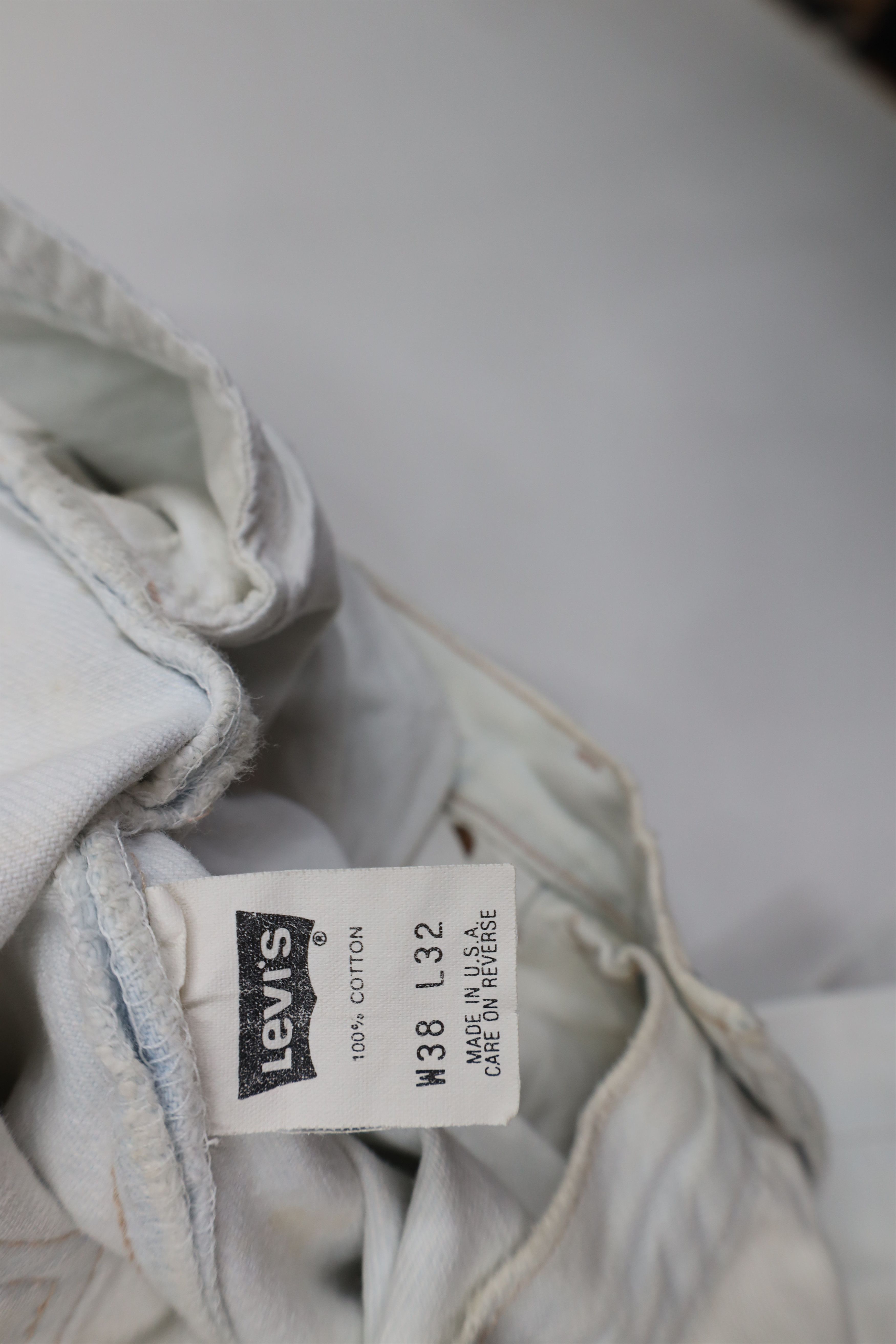 Levi's Vintage 90s Levis 501xx Button Fly Original Fit Jeans USA Size US 38 / EU 54 - 9 Thumbnail