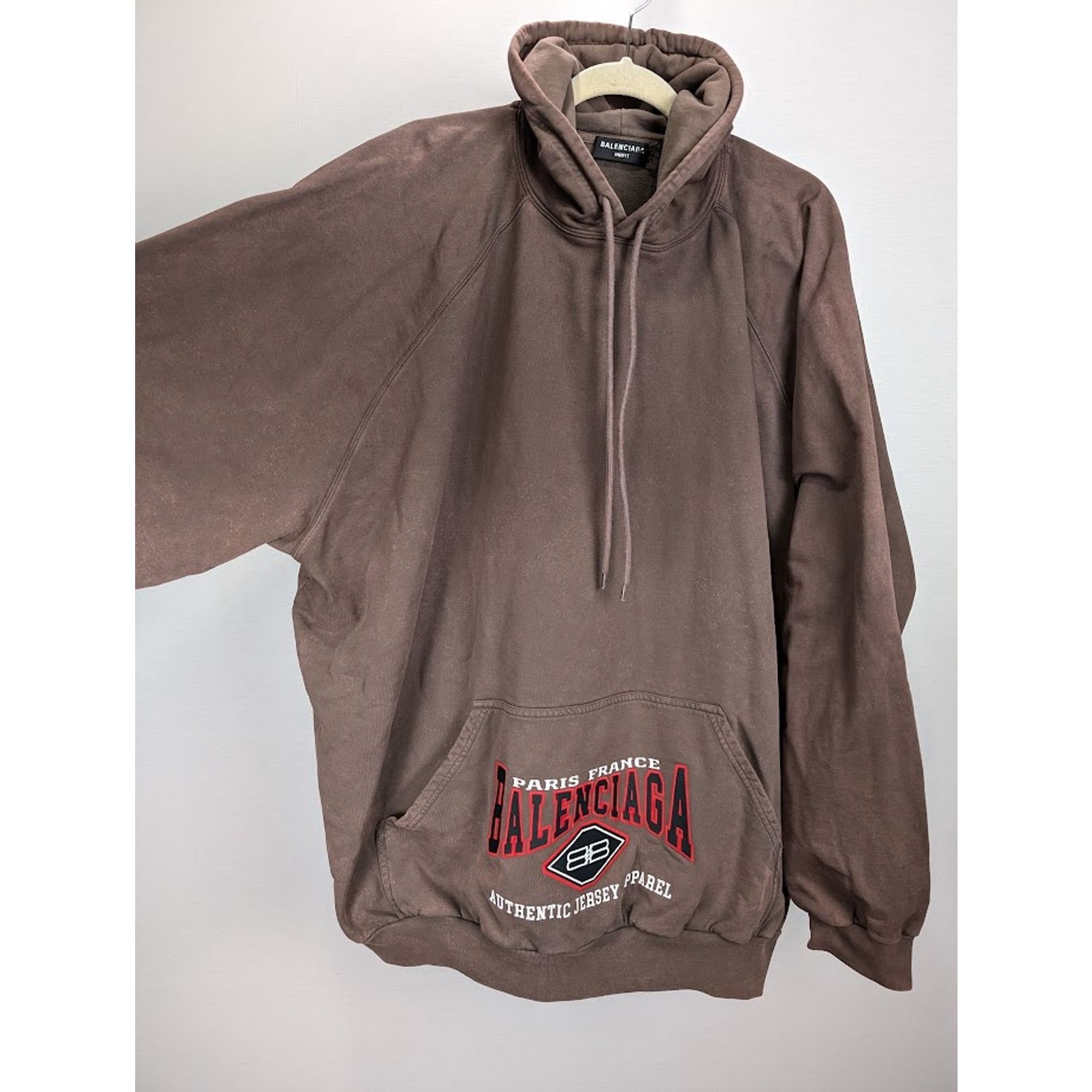 Balenciaga o1rshd1 Oversize Hoodie in Brown Size US L / EU 52-54 / 3 - 9 Thumbnail