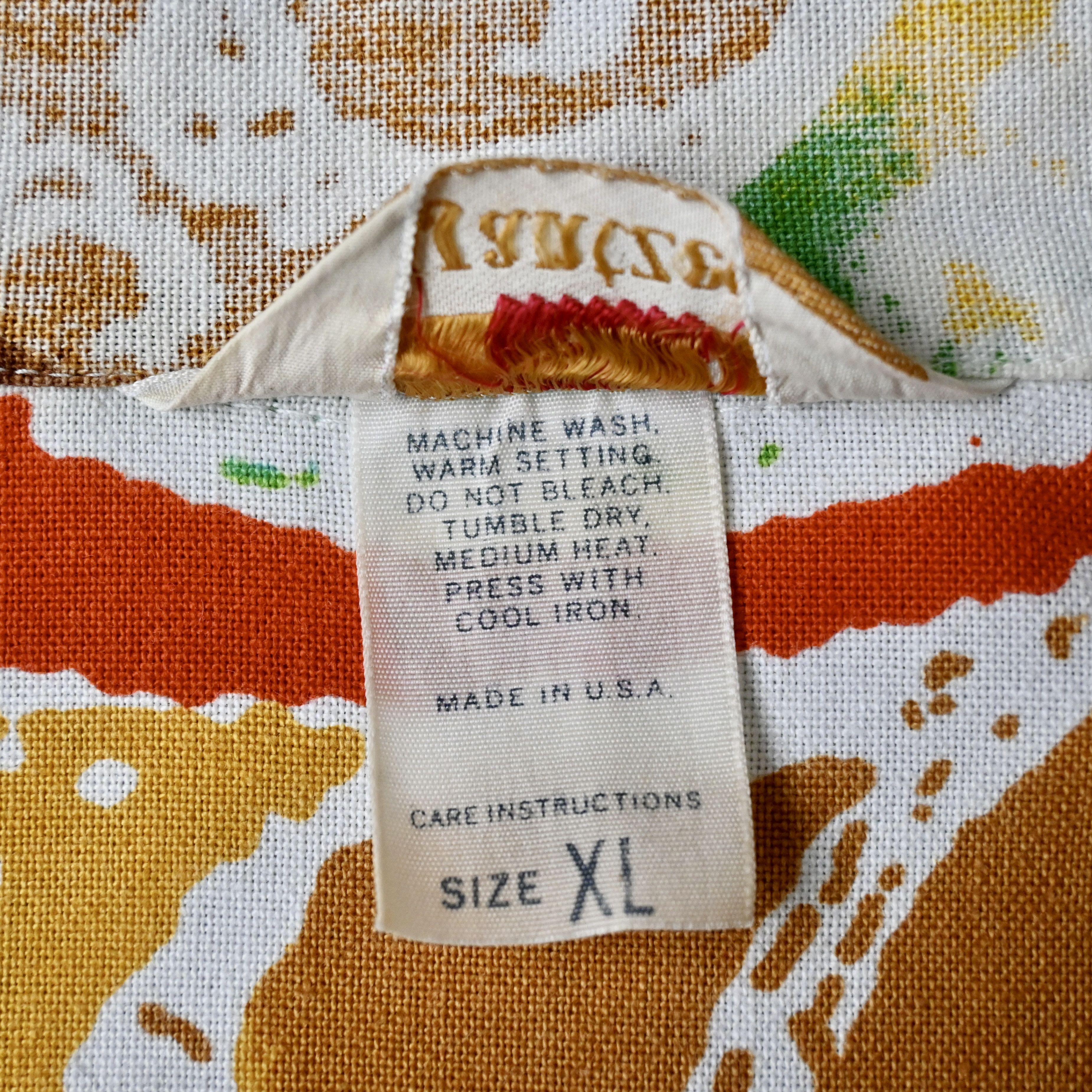 Jantzen VTG 70s Jantzen multi splashed waves cotton Hawaiian shirt Size US XL / EU 56 / 4 - 12 Thumbnail