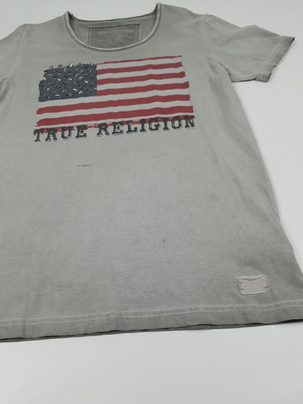 True Religion × Vintage Y2K HYPE AMERICAN FLAG TRUE RELIGION VINTAGE TEE Size US M / EU 48-50 / 2 - 2 Thumbnail