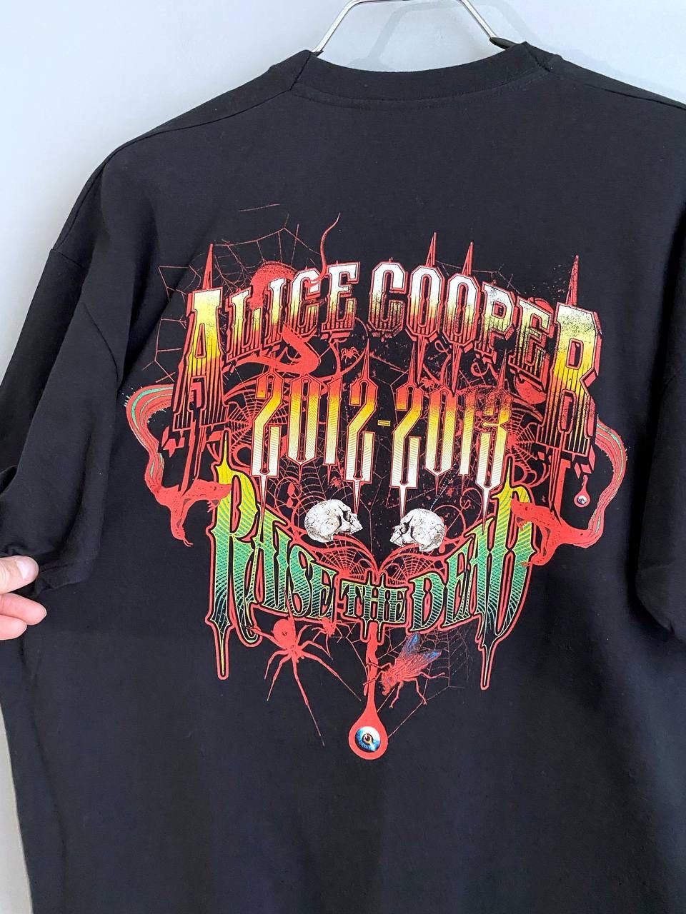 Band Tees × Fruit Of The Loom Alice Cooper “Raise The Dead Tour” Rock Band T-Shirt, XL Size US XL / EU 56 / 4 - 7 Thumbnail