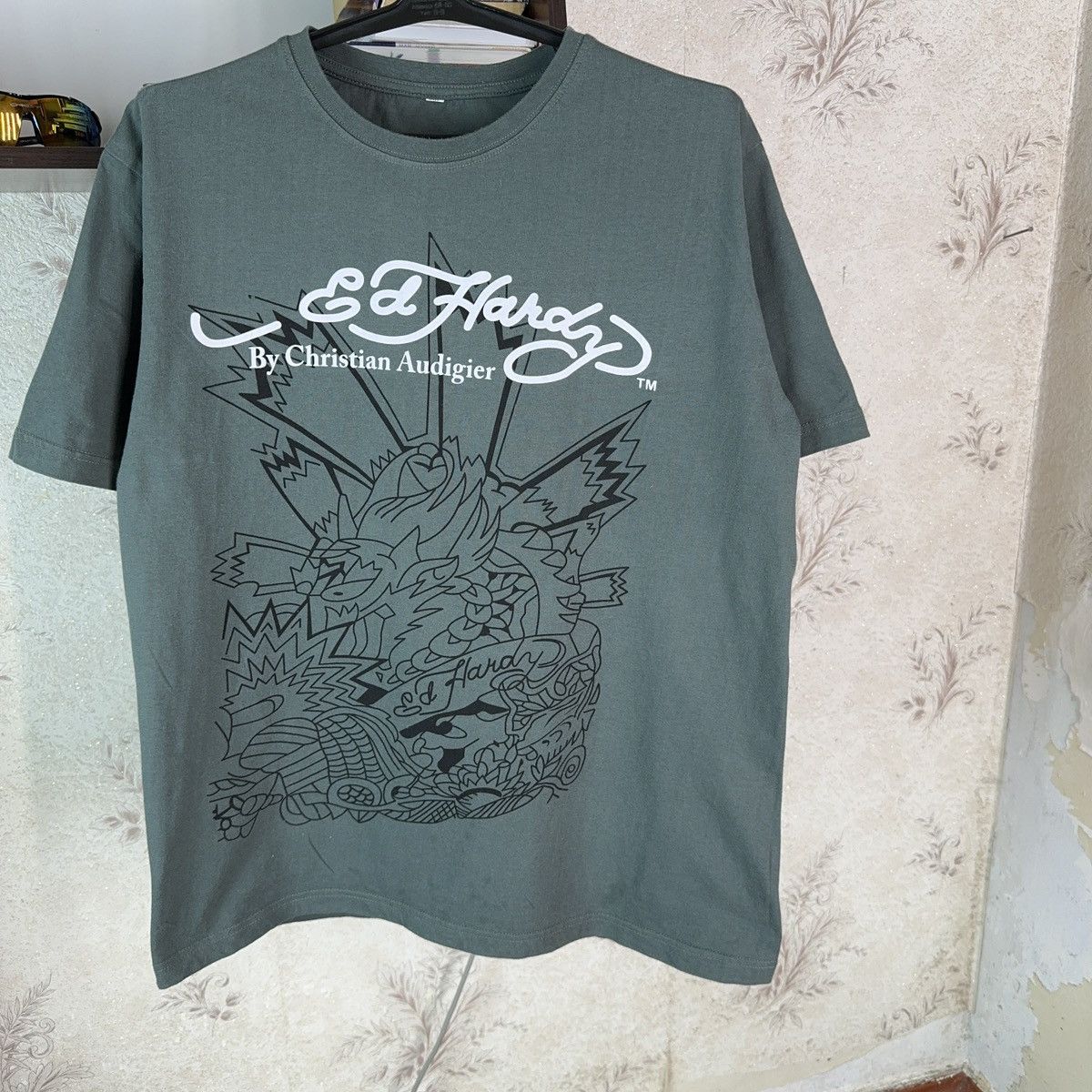 Christian Audigier × Ed Hardy Ed Hardy T shirt by Christian Audigier Y2K Streetwear XL Size US XL / EU 56 / 4 - 3 Thumbnail