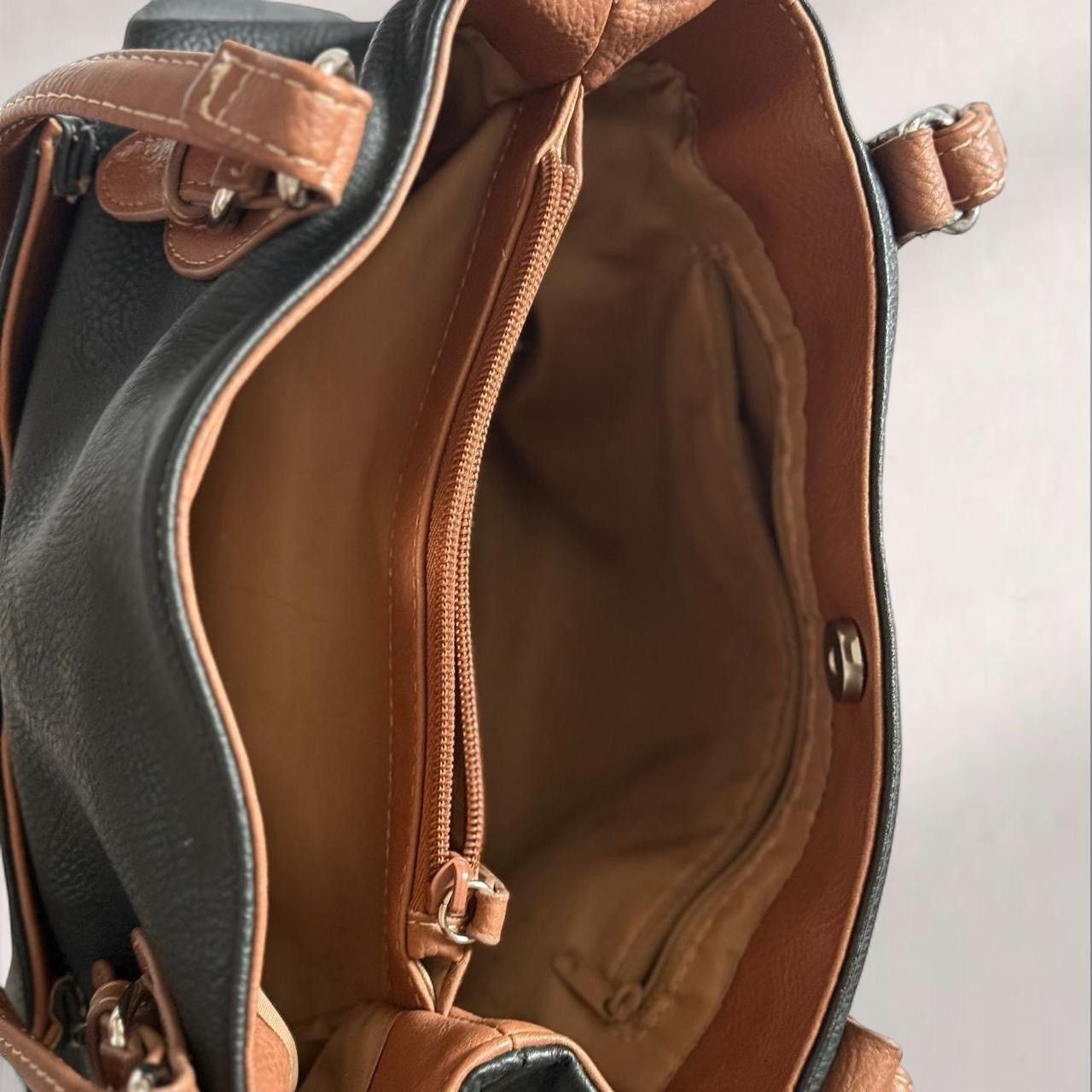 Other black & brown leather shoulder bag Size ONE SIZE - 3 Thumbnail