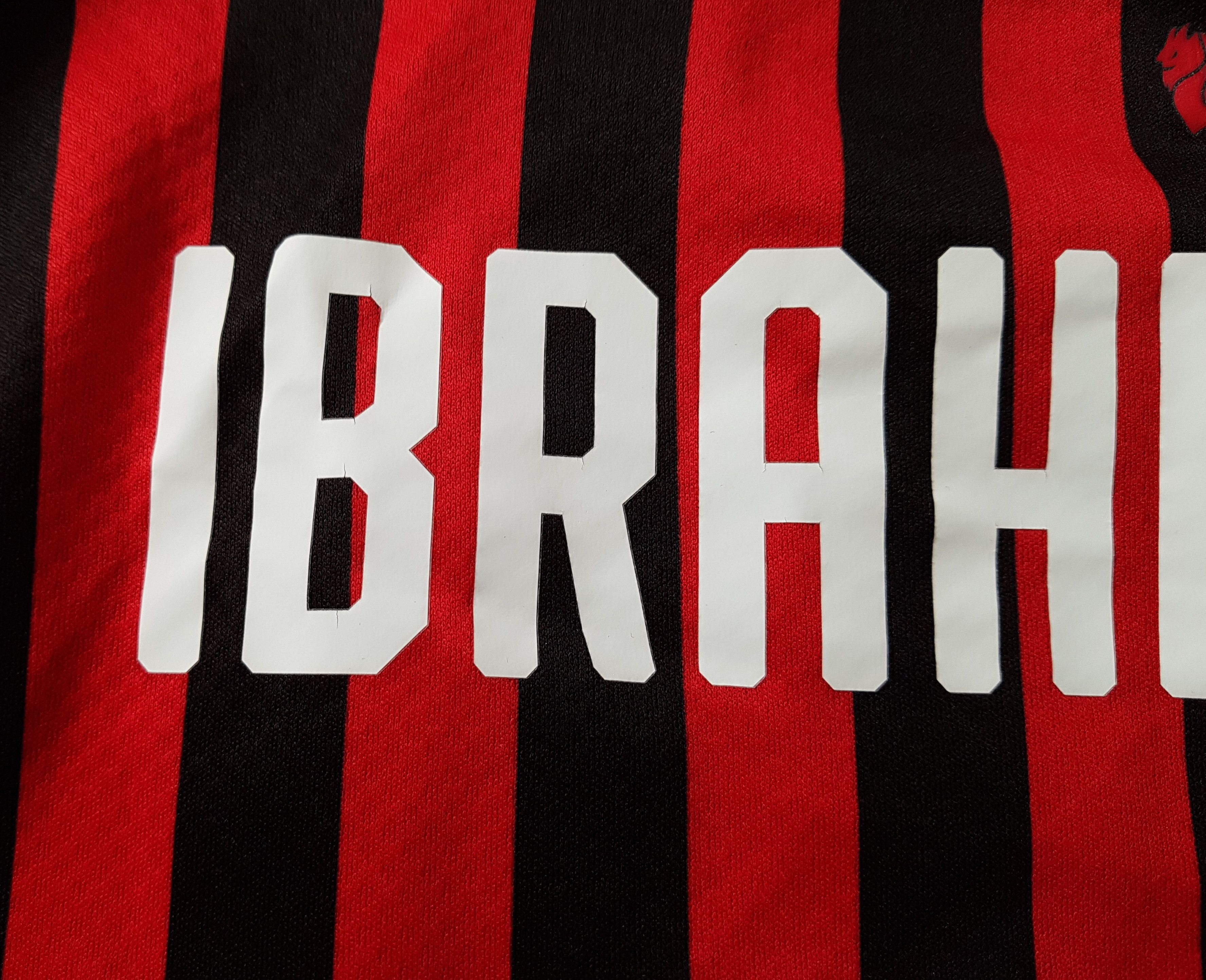 Puma Milan AC Zlatan Ibrahimovic 2019/20 Home Soccer Jersey Size US S / EU 44-46 / 1 - 13 Thumbnail