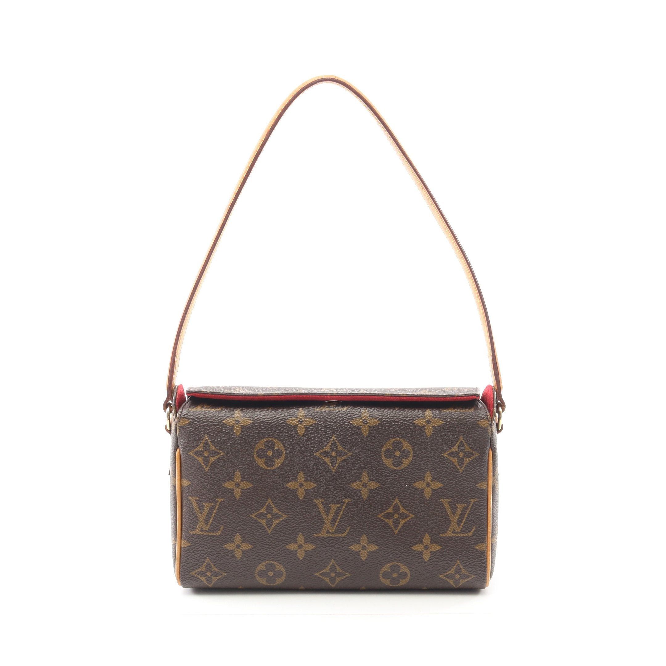 Louis Vuitton Louis Vuitton Recital Monogram Handbag Leather Brown Size ONE SIZE - 1 Thumbnail