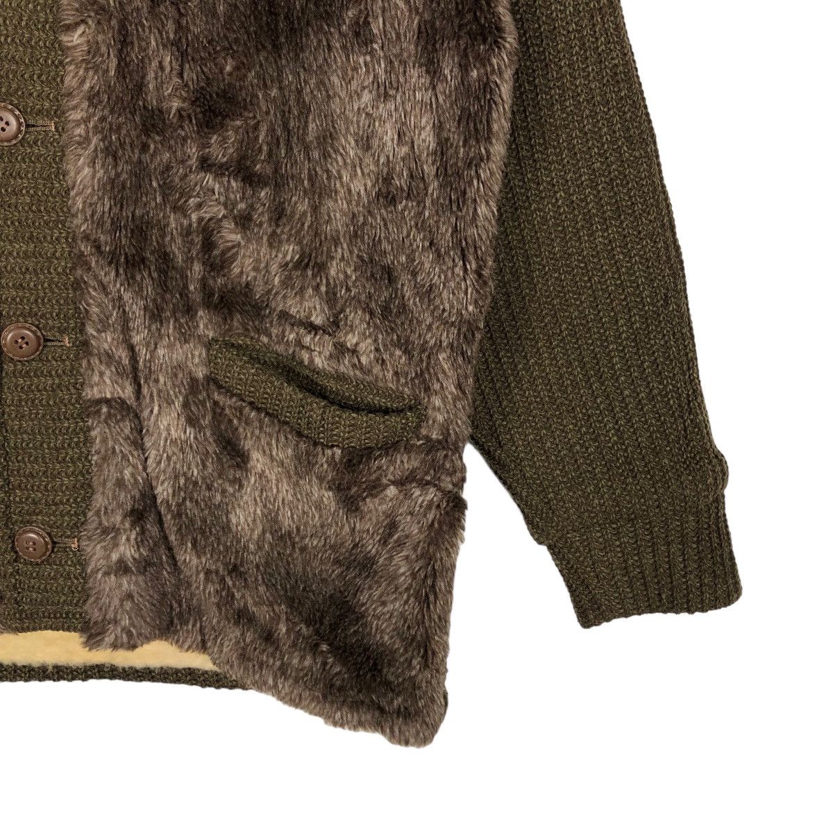 Japanese Brand 🔥90’s Issey Miyake Style Mink Fur Cardigan Jacket Size M / US 6-8 / IT 42-44 - 5 Thumbnail