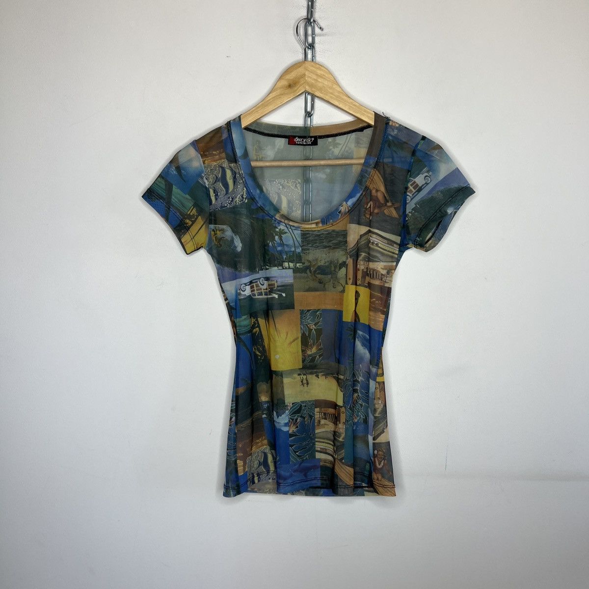 Japanese Brand × Vintage Vintage Mesh Top Miss Sixty JPG If Six Was Nine LGB Style Size S / US 4 / IT 40 - 1 Thumbnail