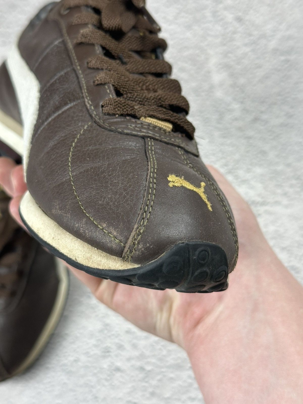 Puma Vintage Puma Speed Cat Leather Sneakers Y2K Hype Style Size US 7 / IT 37 - 7 Thumbnail