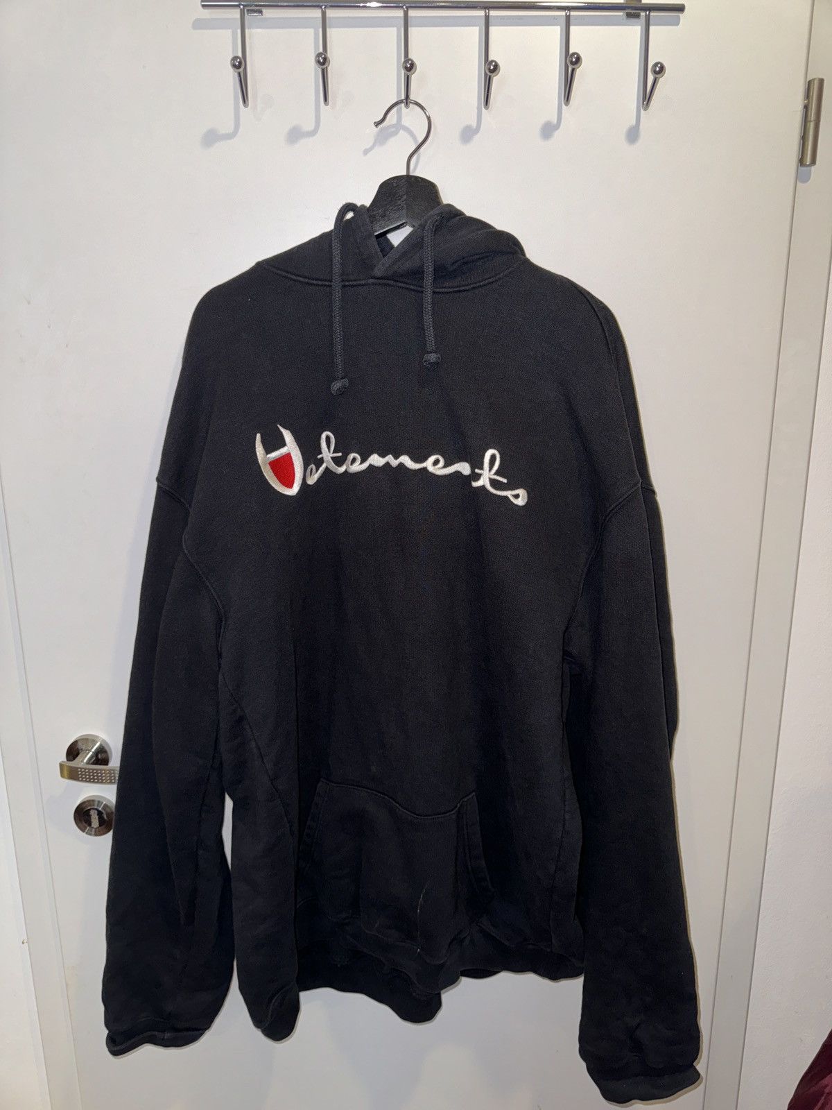 Vetements Rare Vintage Vetements x Champion Collab hoodie Grailed