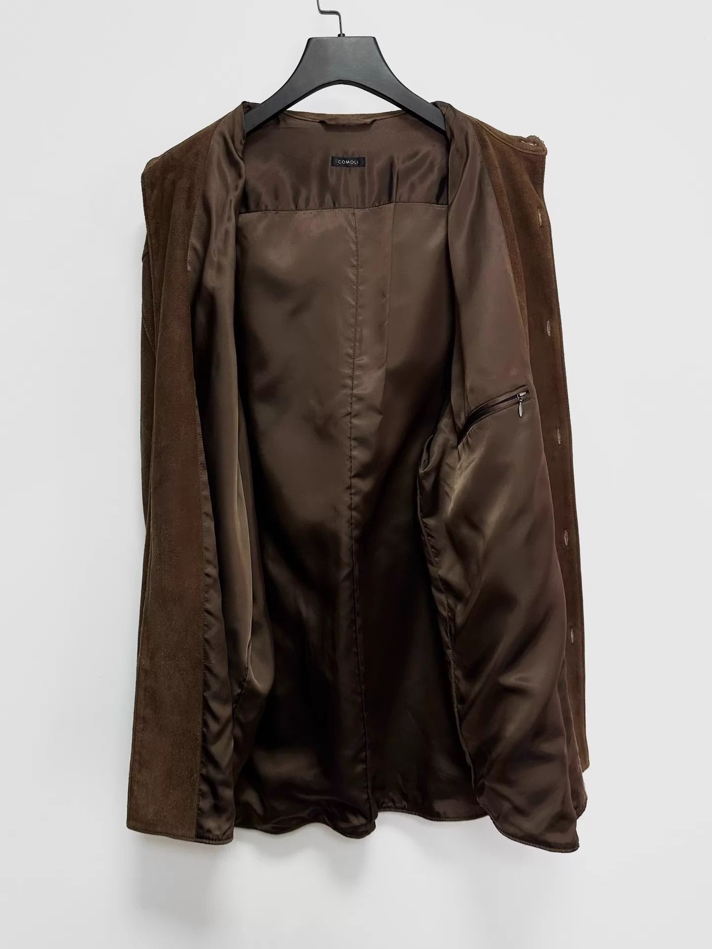 Other comoli deep brown deer leather oversized shirt Size US M / EU 48-50 / 2 - 4 Thumbnail