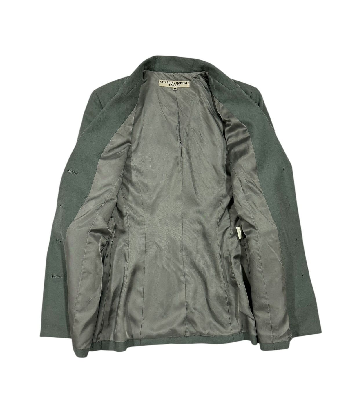 Katharine Hamnett London Katharine Hamnett London Green Blazer Jacket Size M / US 6-8 / IT 42-44 - 2 Thumbnail