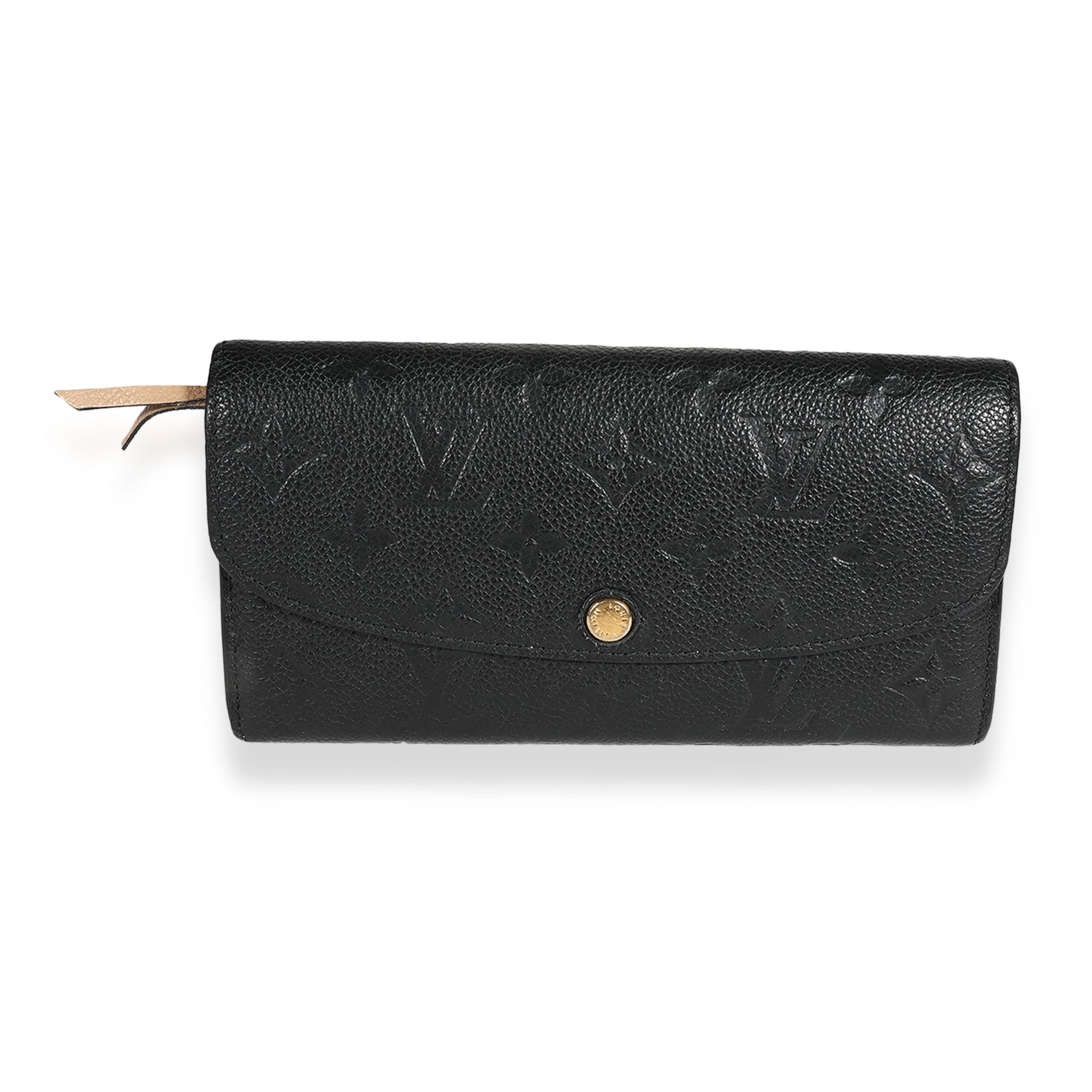 Louis Vuitton Louis Vuitton Black Monogram Empreinte Emilie Wallet Size ONE SIZE - 1 Thumbnail