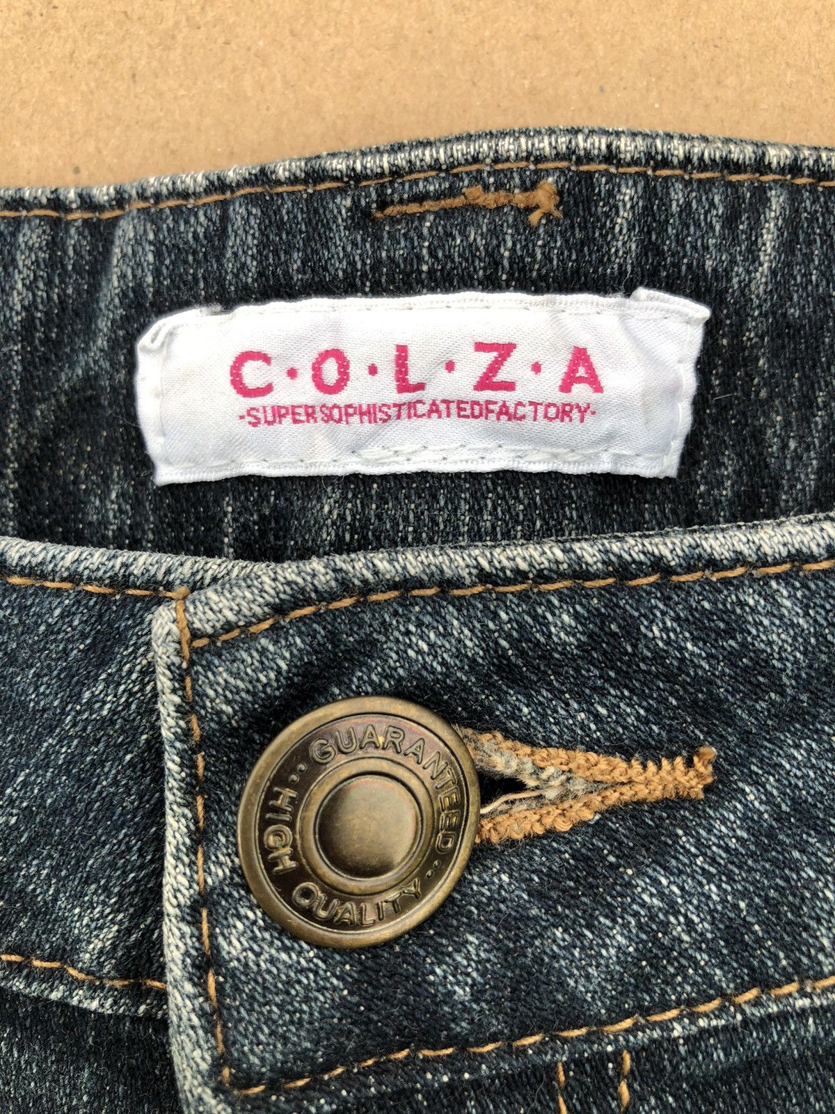 Vintage Colza Japanese Brand Y2k Leopard Fur Faux Sexy Hotpants Size 31" - 7 Thumbnail