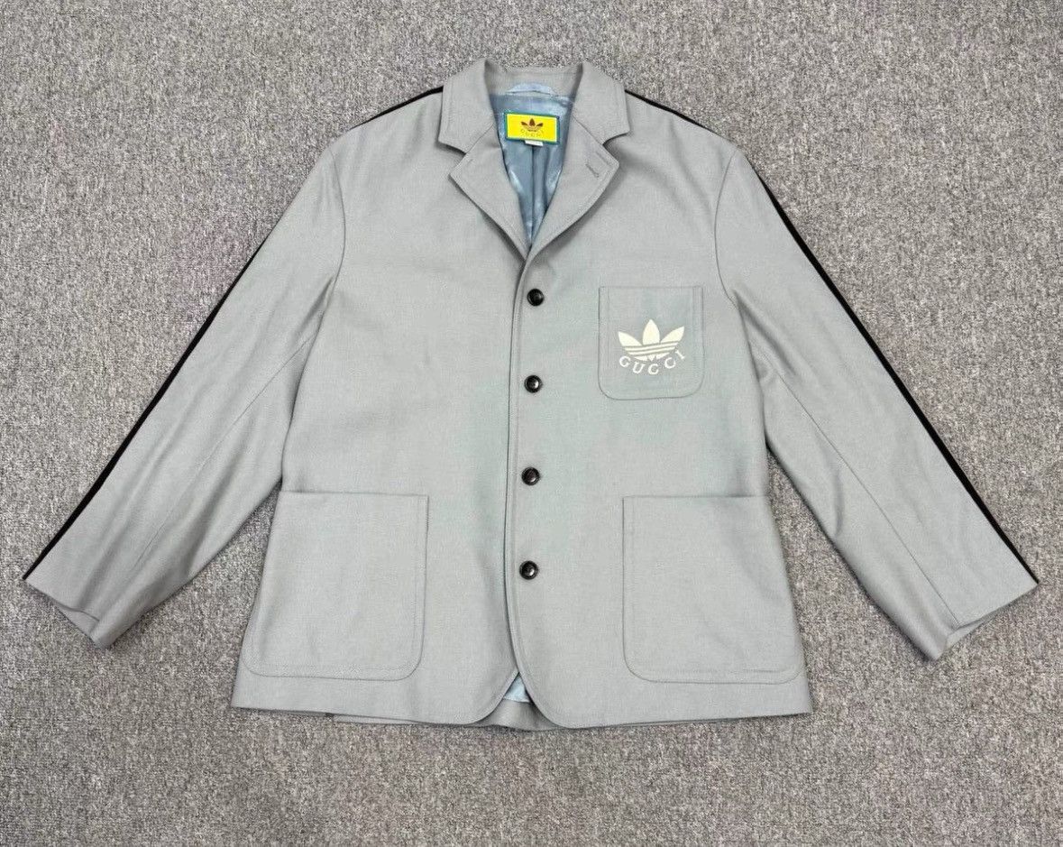 Gucci Gucci Gucci x Adidas Logo Print Long Sleeve Jacket -2506 Size US M / EU 48-50 / 2 - 1 Thumbnail