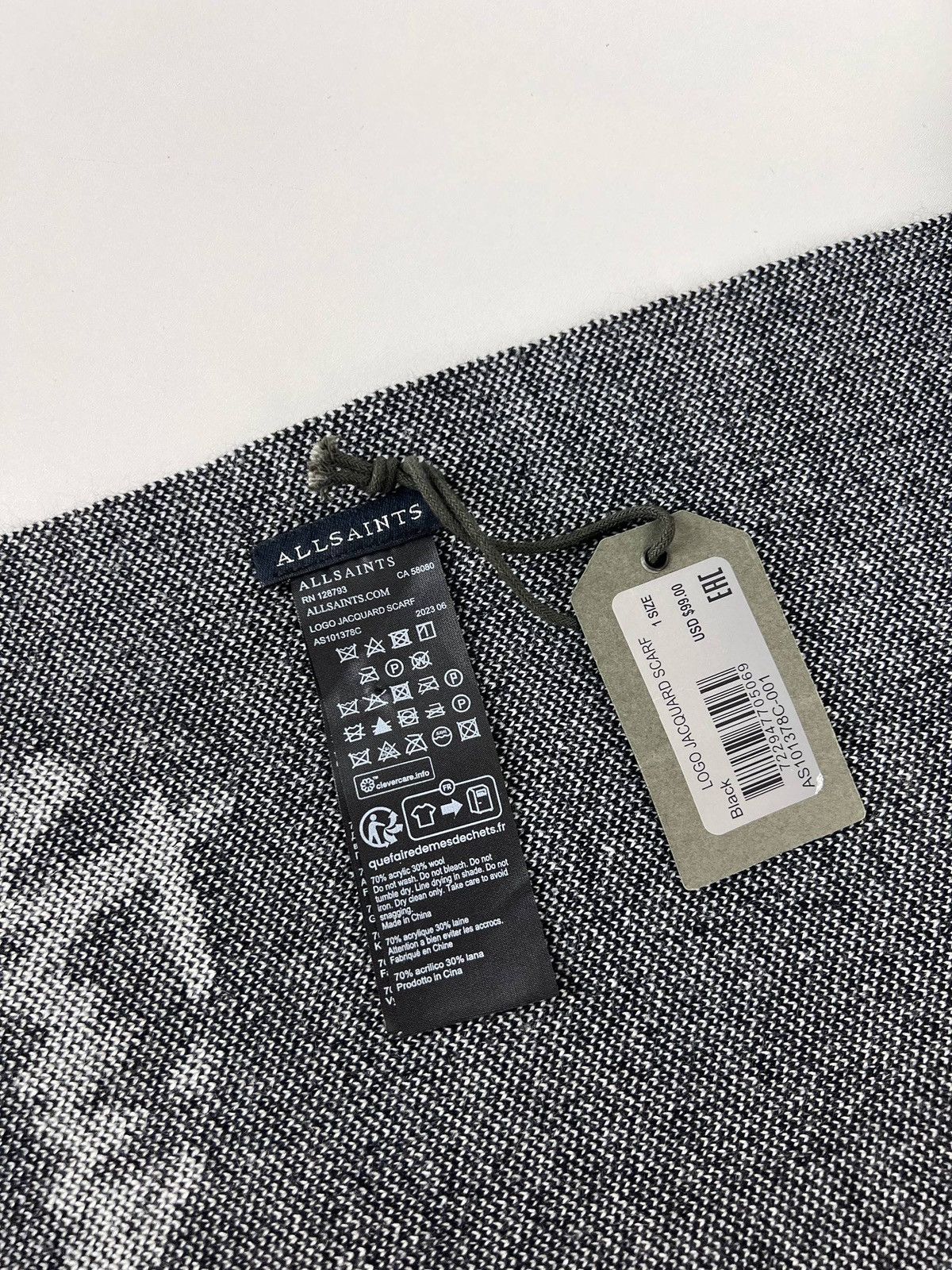 Allsaints NEW Allsaints luxury scarf Size ONE SIZE - 6 Thumbnail