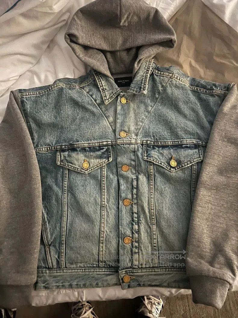 Fear of God Fear Of God 5th Denim Hooded Jacket. Size US S / EU 44-46 / 1 - 1 Thumbnail