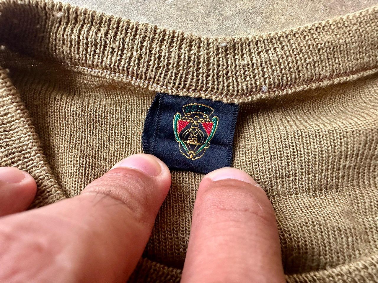 Gucci Authentic Gucci Vintage Web Wool Crewneck Jumper Size US S / EU 44-46 / 1 - 3 Thumbnail