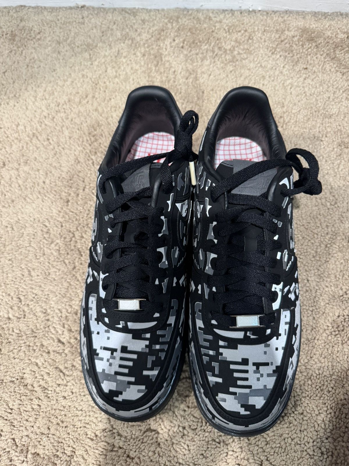 Nike Nike Air Force 1 Camo Black Size US 10 / EU 43 - 4 Thumbnail