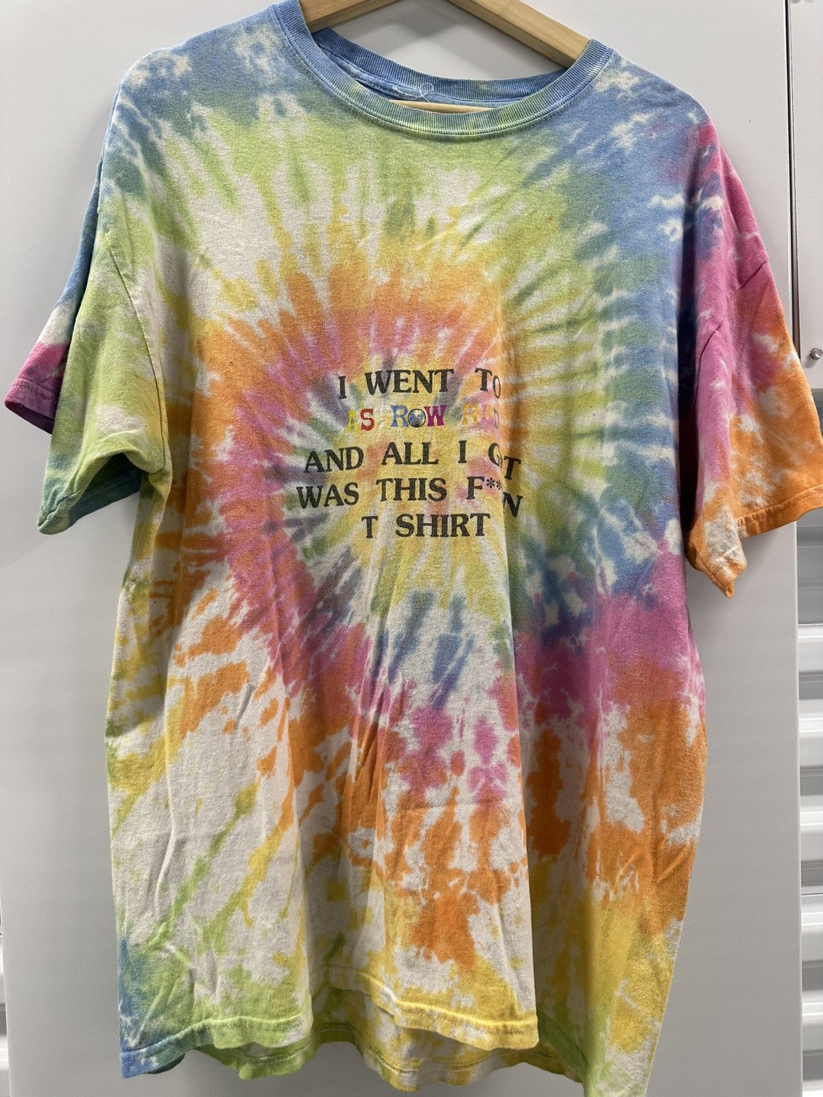 Travis Scott Travis Scott Lollapalooza Tie Dye tee All I got tee Size US L / EU 52-54 / 3 - 1 Thumbnail