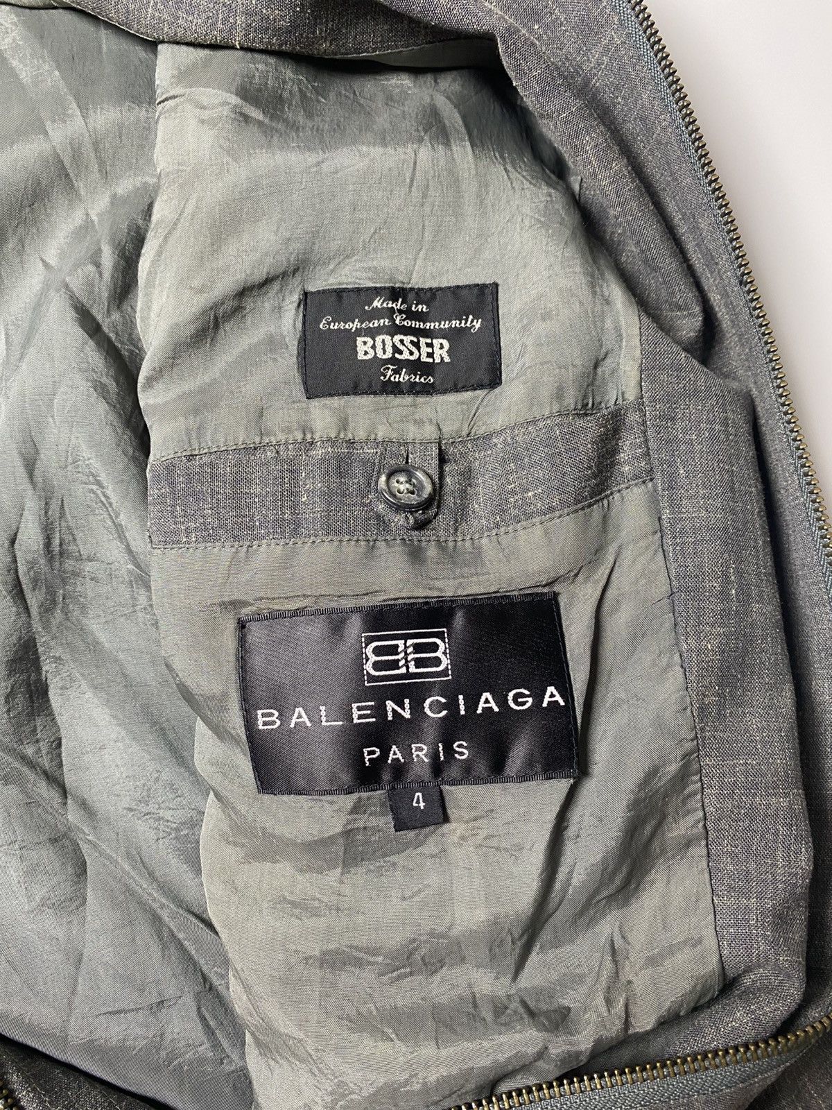 Balenciaga VINTAGE BALENCIAGA BOMBER JACKE Size US L / EU 52-54 / 3 - 4 Thumbnail