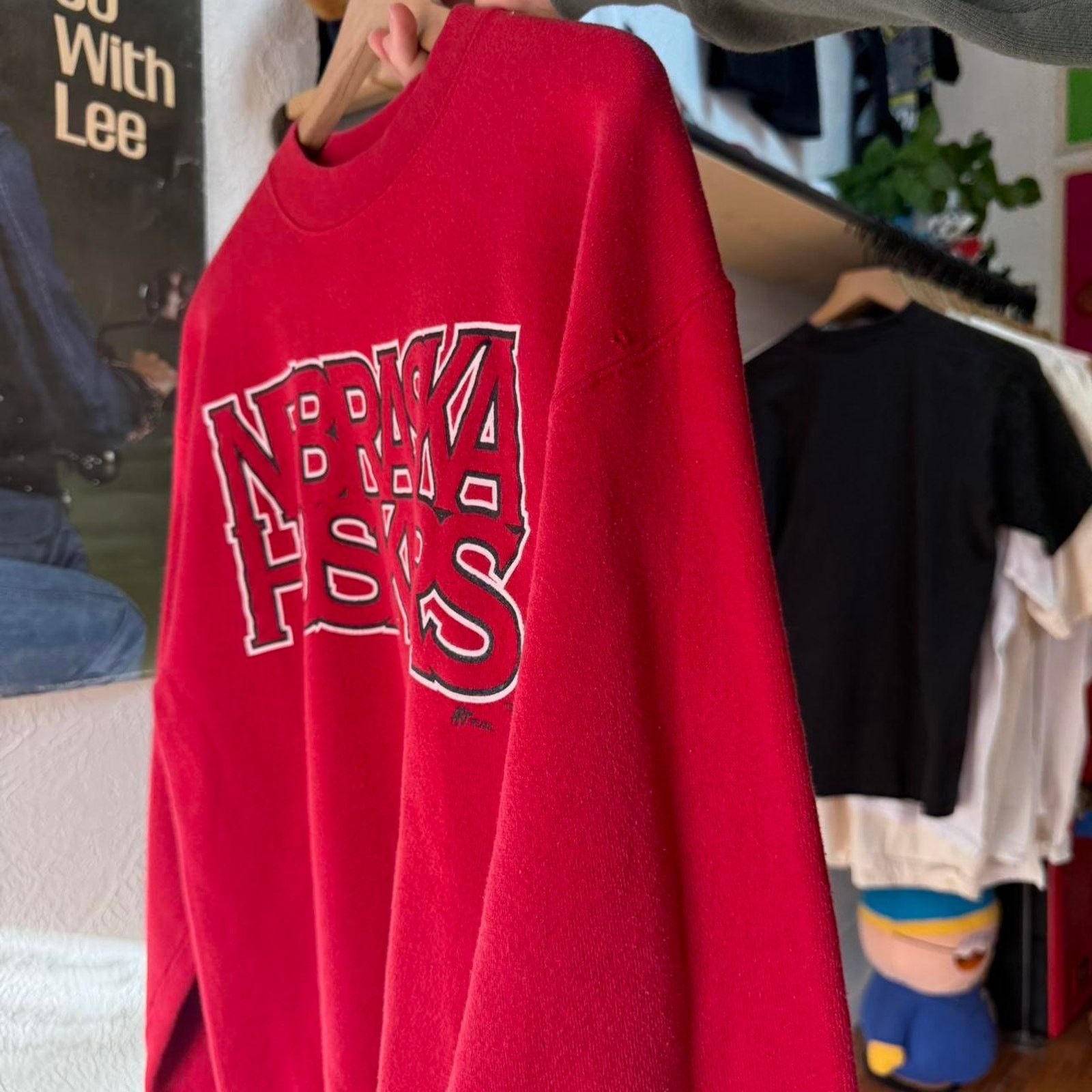 Tultex × Vintage Vintage 90s Nebraska Huskers Spell Out Crewneck Size US M / EU 48-50 / 2 - 4 Thumbnail