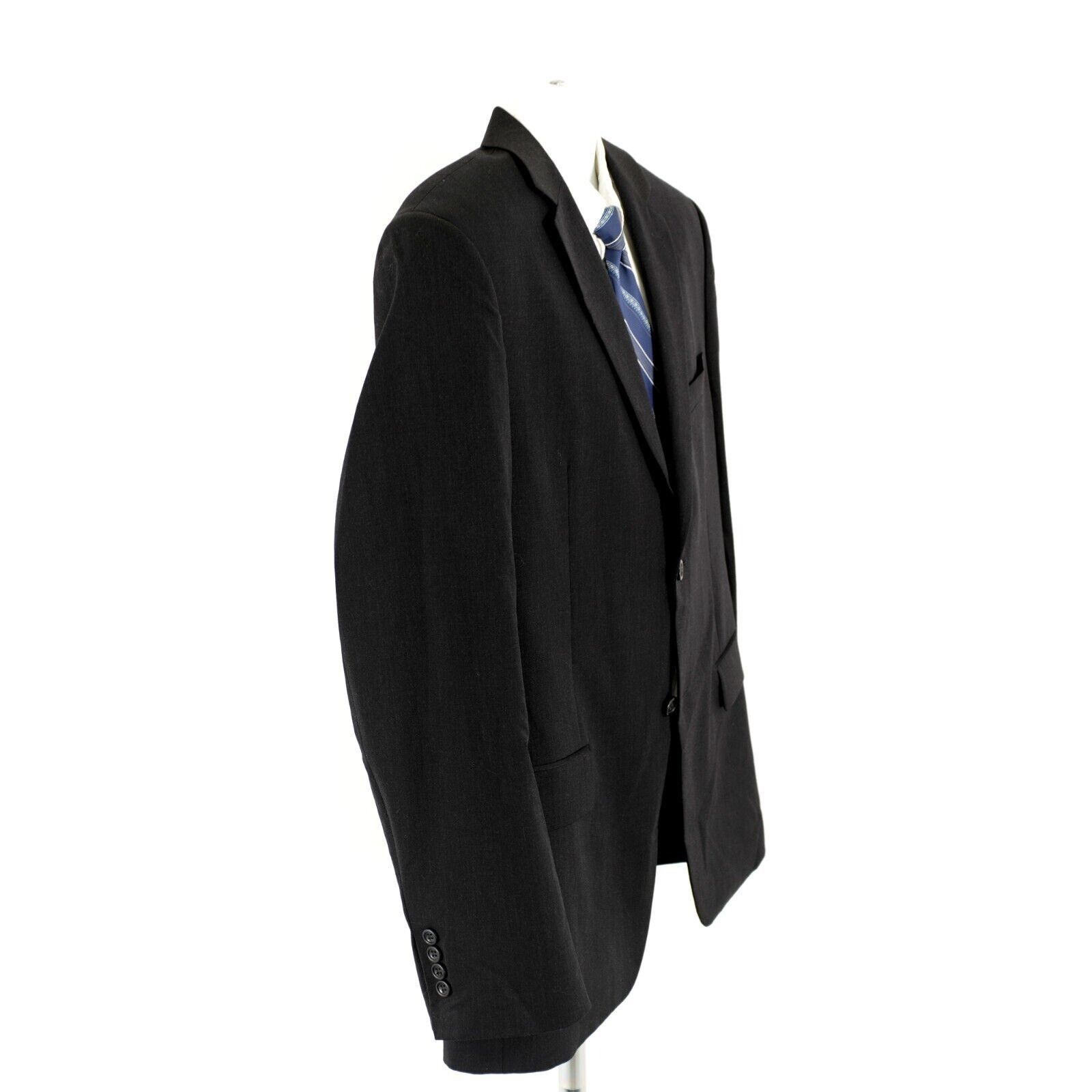 Pronto Uomo Pronto Uomo Wool Black 2 Button Blazer 40L Or Slim 42L Size 40L - 7 Thumbnail