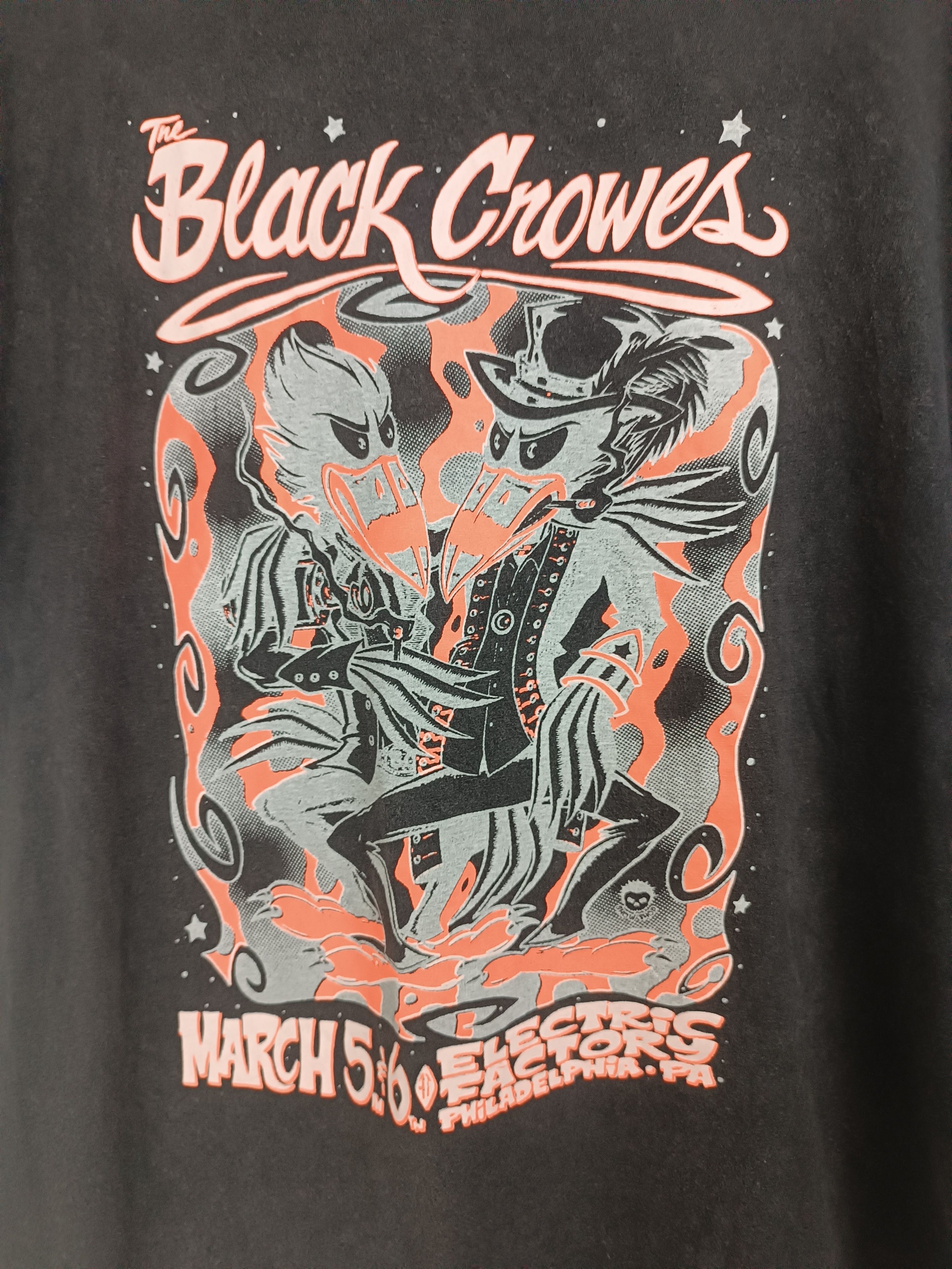 Band Tees THRASHED FADED VINTAGE Y2K THE BLACK CROWES LIVE AEROSMITH Size US M / EU 48-50 / 2 - 8 Thumbnail