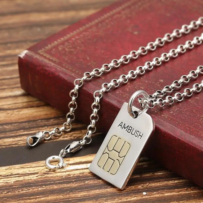 Jewelry Mobile Phone Card Sim Pendant Necklace Size ONE SIZE - 2 Thumbnail
